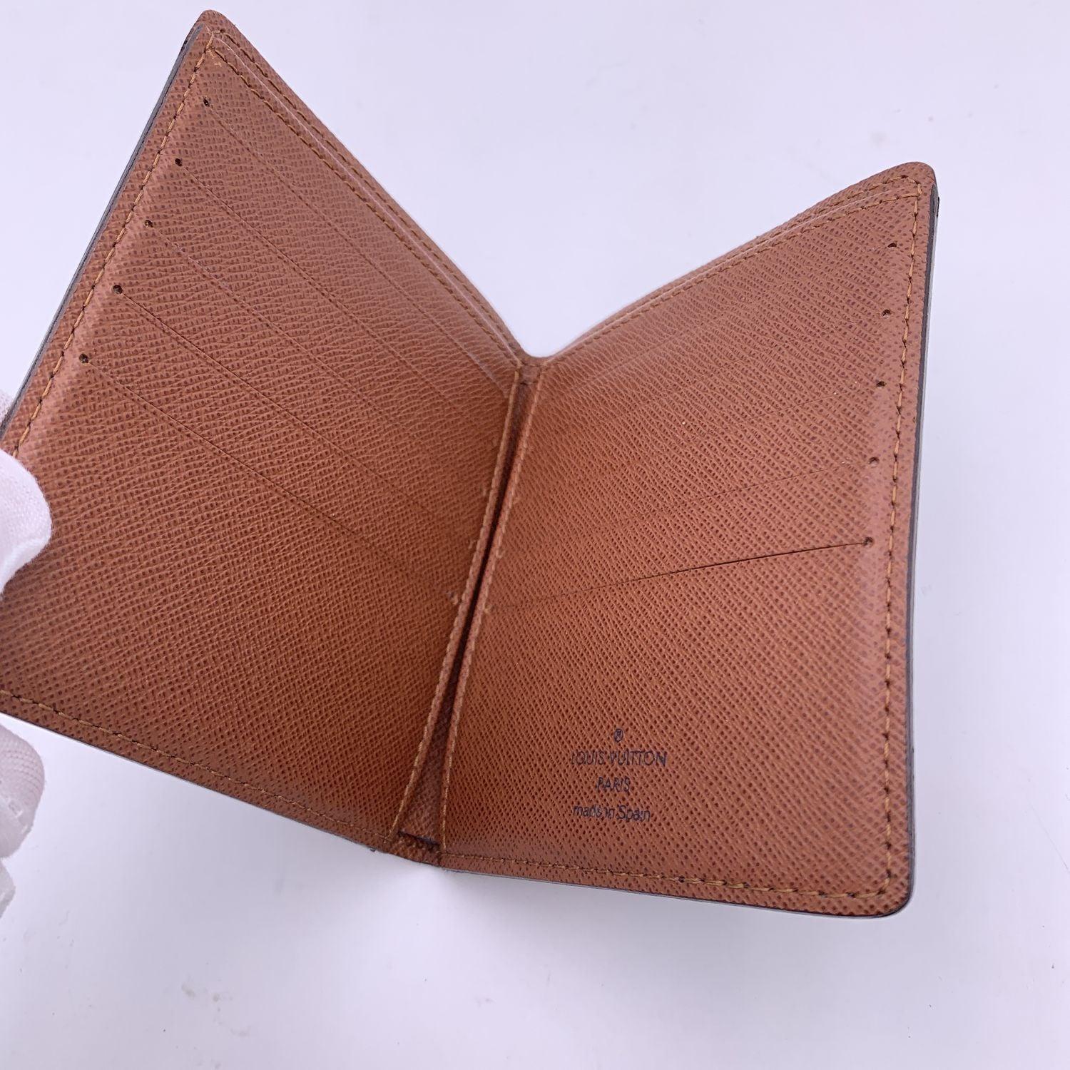Louis Vuitton Monogram Canvas 10 Credit Card Bifold Wallet M60883 In Excellent Condition In Rome, Rome