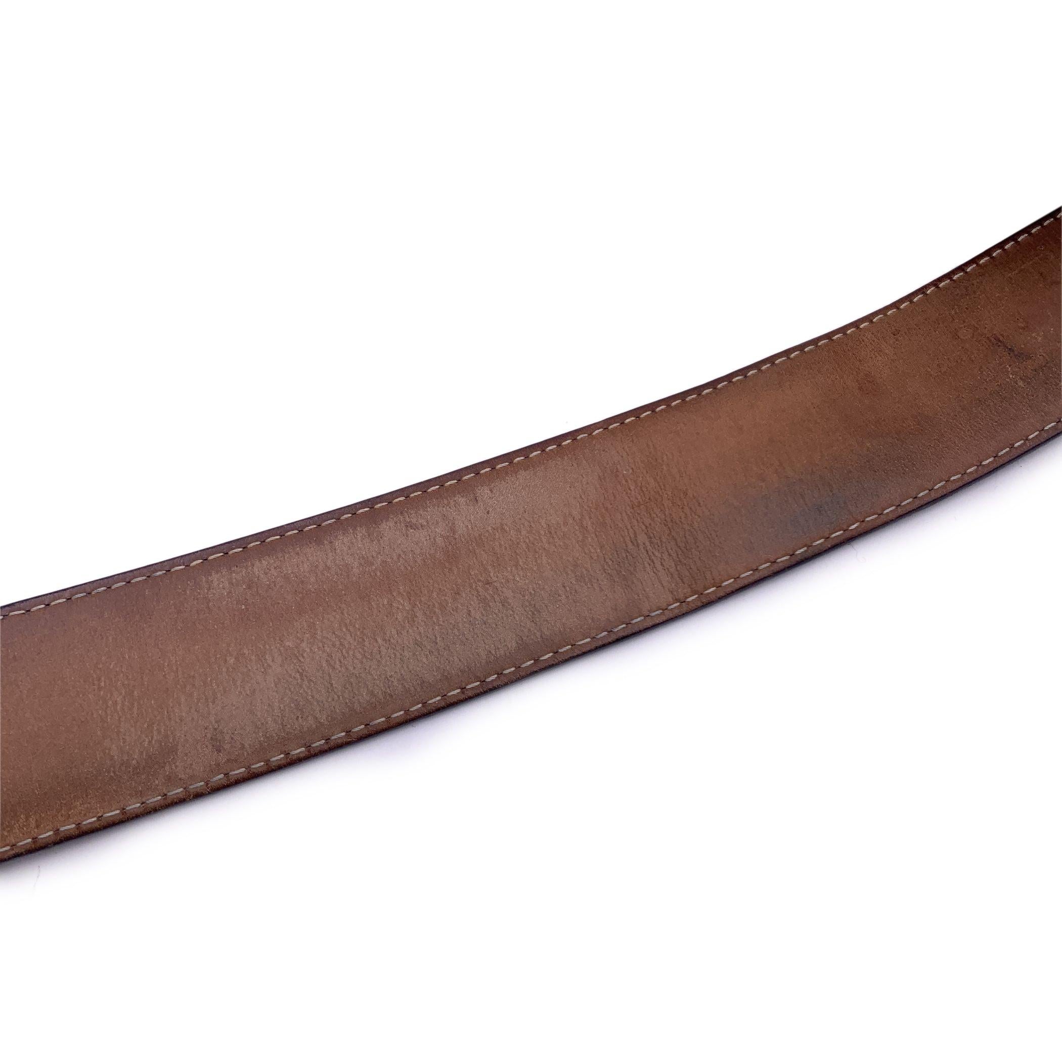 Louis Vuitton Monogram Canvas 1904 Buckle Waist Belt 90/36 M9671 In Good Condition In Rome, Rome