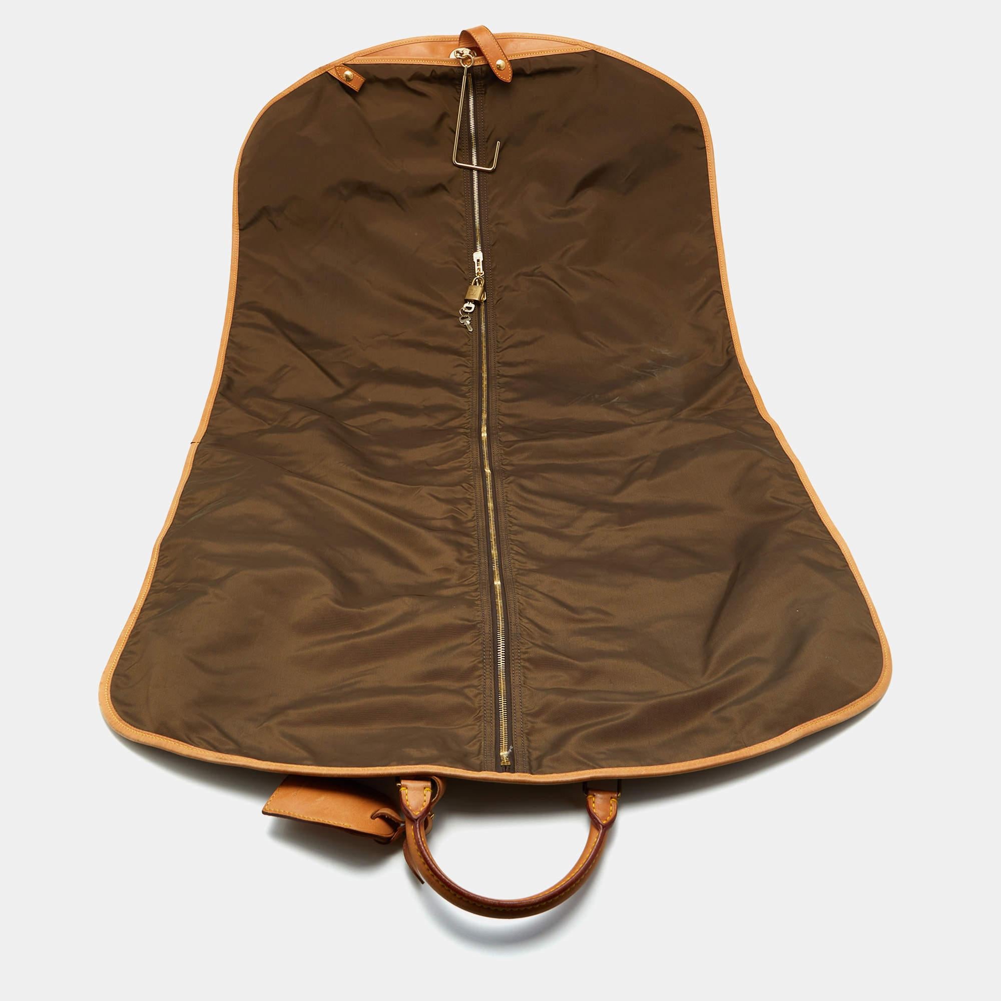 Louis Vuitton Monogram Canvas 2 Hangers Garment Cover Bag 1