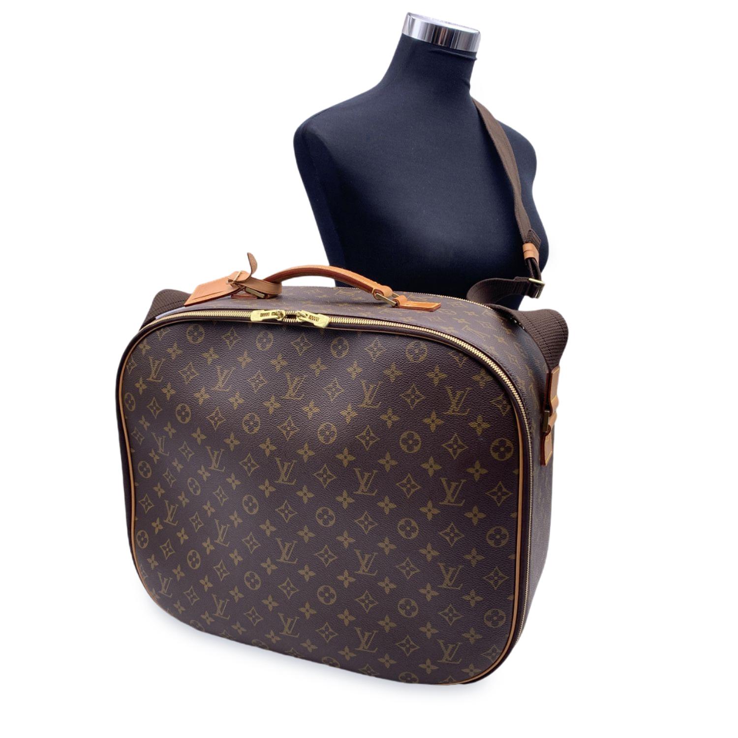 Black Louis Vuitton Monogram Canvas 2 Way Bandouliere Packall Travel Bag