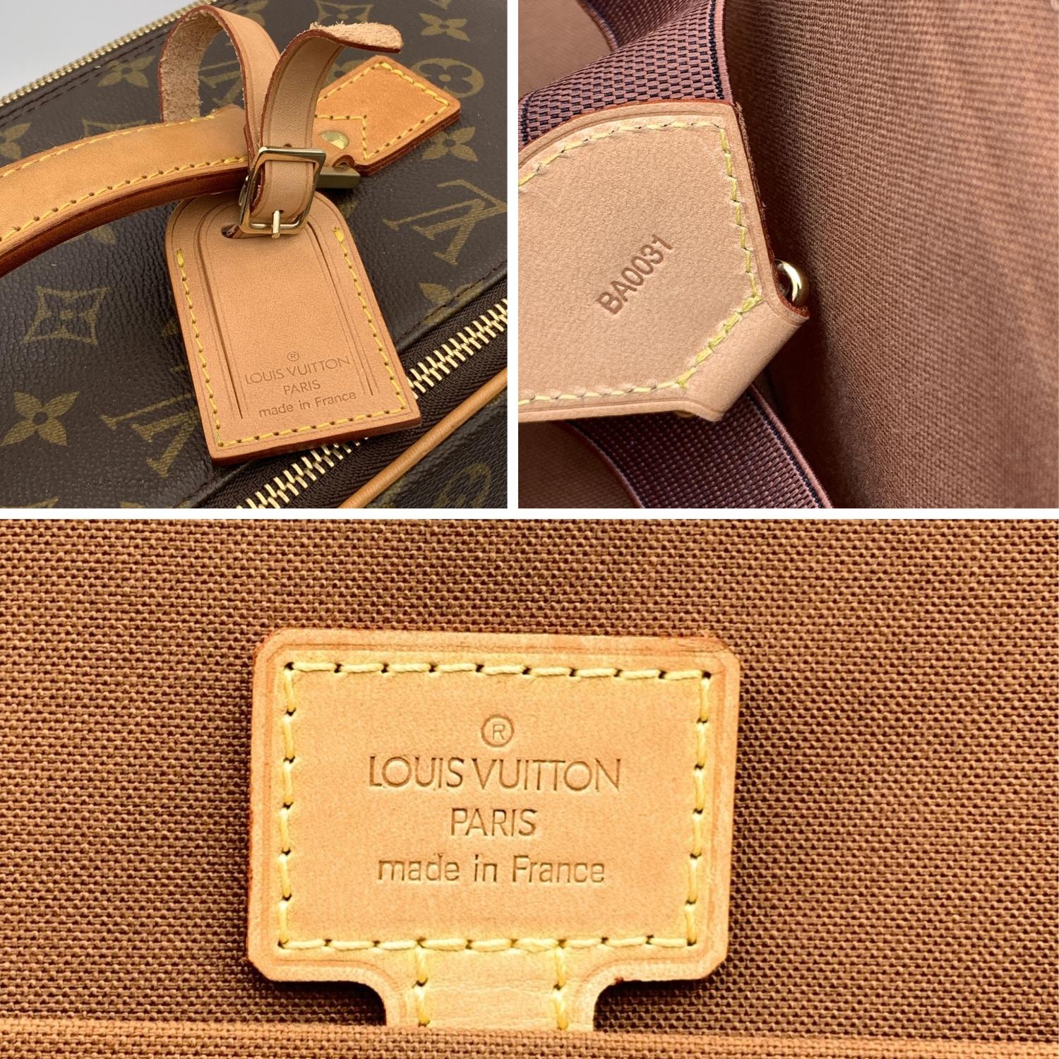Women's or Men's Louis Vuitton Monogram Canvas 2 Way Bandouliere Packall Travel Bag