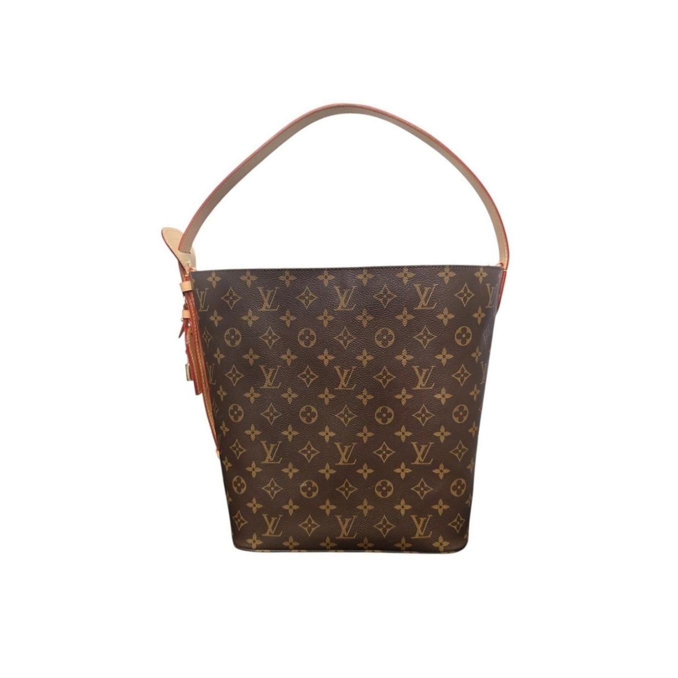 Marron Louis Vuitton Monogram Canvas All In GM Bucket Bag en vente