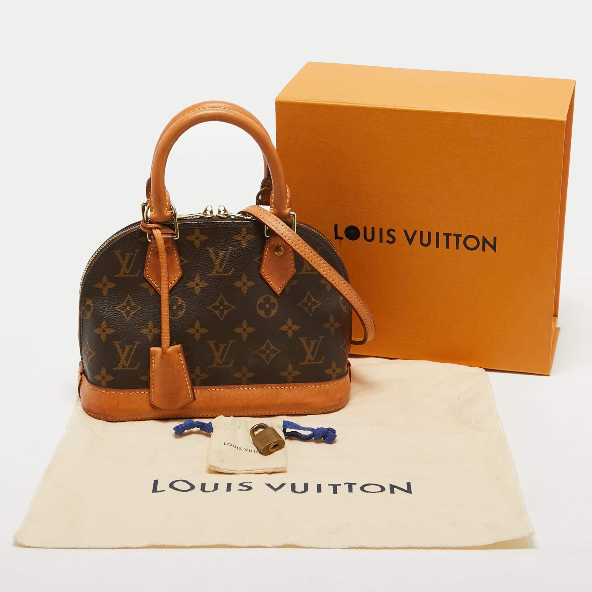 Louis Vuitton Monogram Canvas Alma BB Bag 13