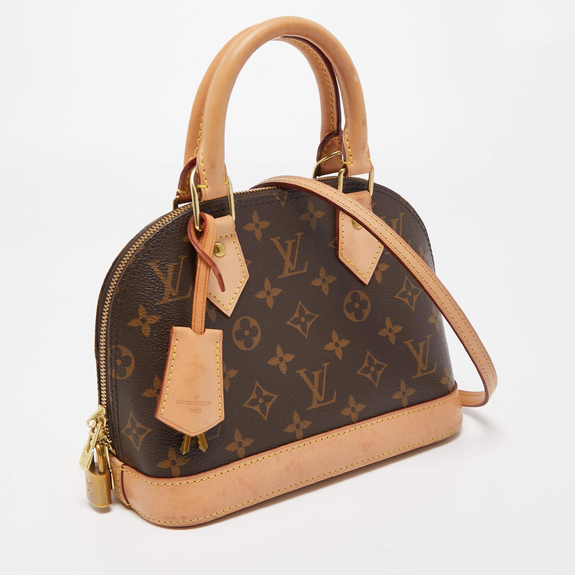 Louis Vuitton Monogram Canvas Alma BB Bag In Good Condition In Dubai, Al Qouz 2