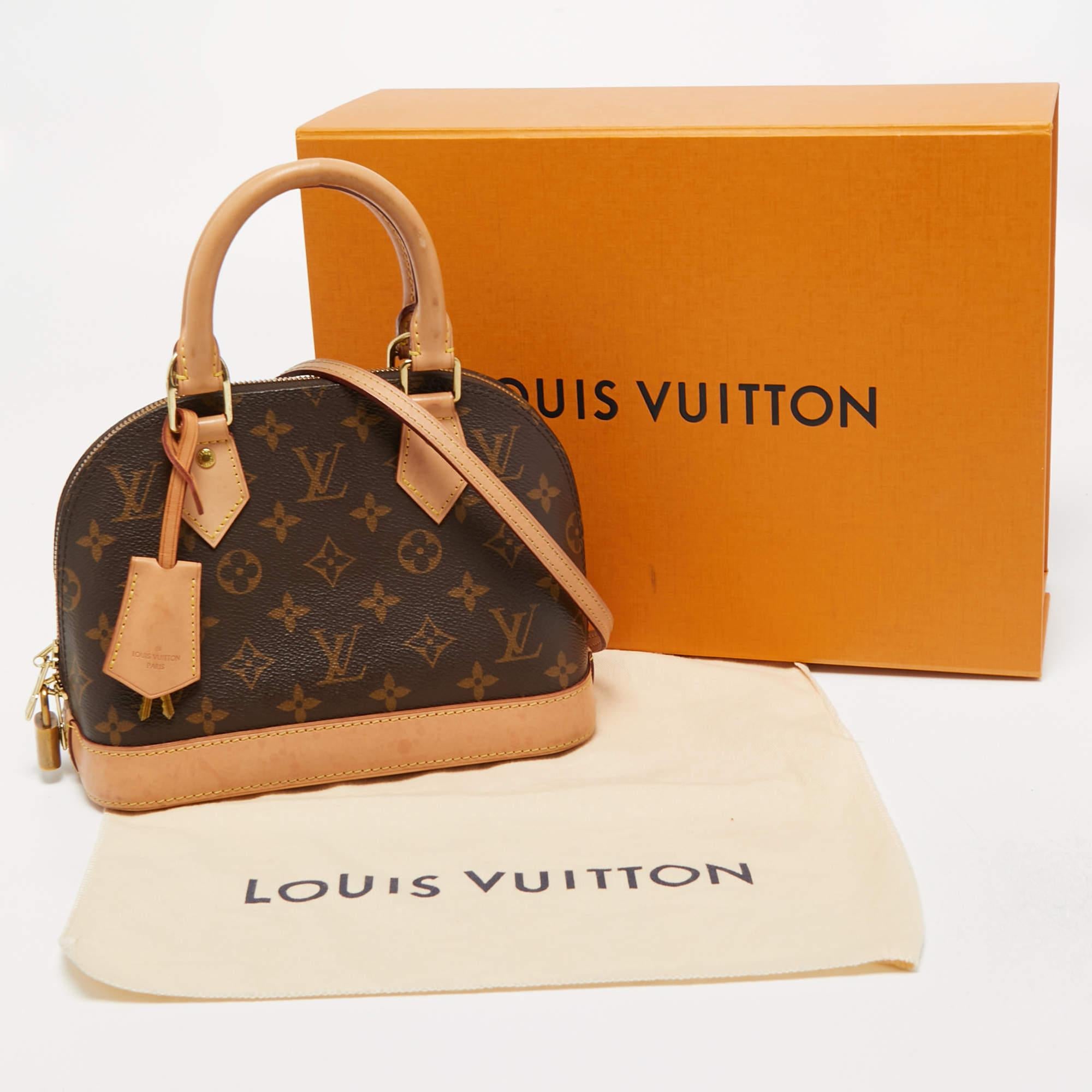 Louis Vuitton Monogram Canvas Alma BB Bag 1