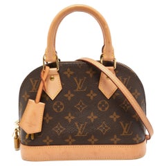 Louis Vuitton Alma BB bag Banana Yellow Quilted and embroidered smooth  calfskin at 1stDibs
