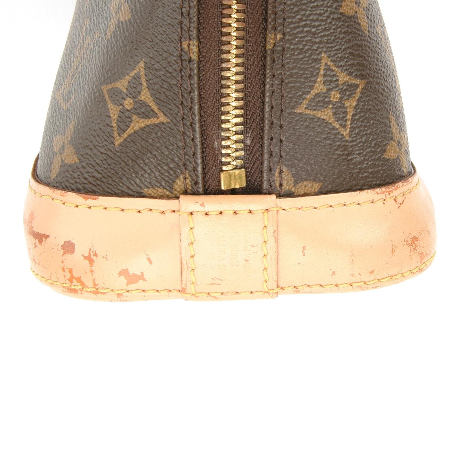 Louis Vuitton Monogram Canvas Alma BB Bag (Pre Loved) For Sale 7