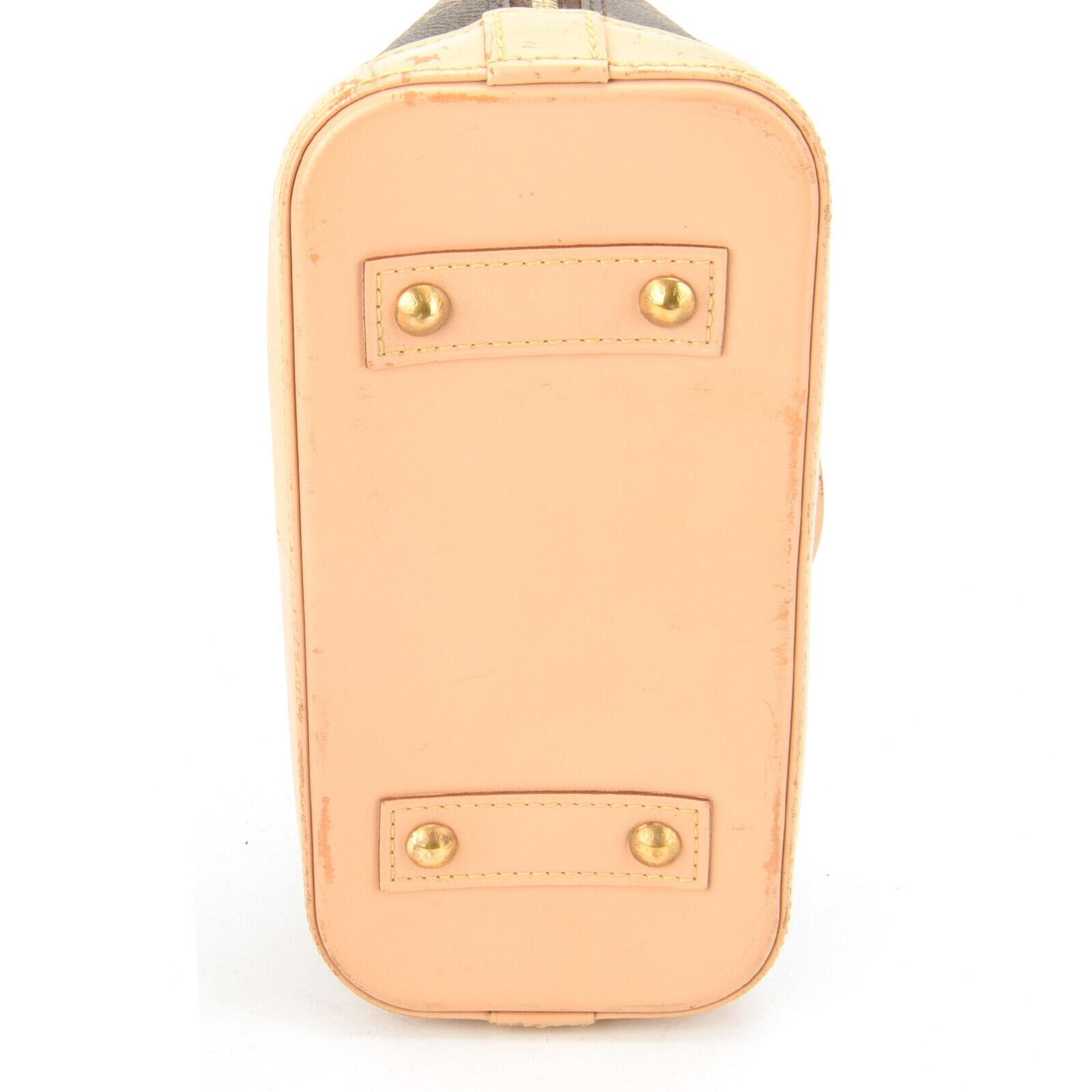 Louis Vuitton Monogram Canvas Alma BB Bag (Pre Loved) For Sale 10