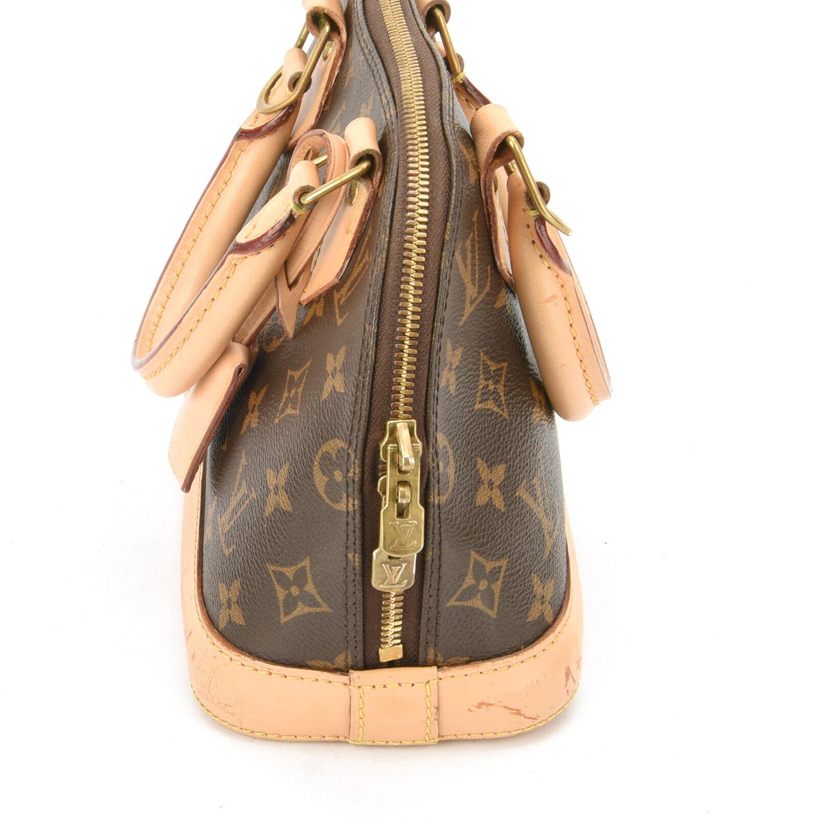 Louis Vuitton Monogram Canvas Alma BB Bag (Pre Loved) For Sale 1