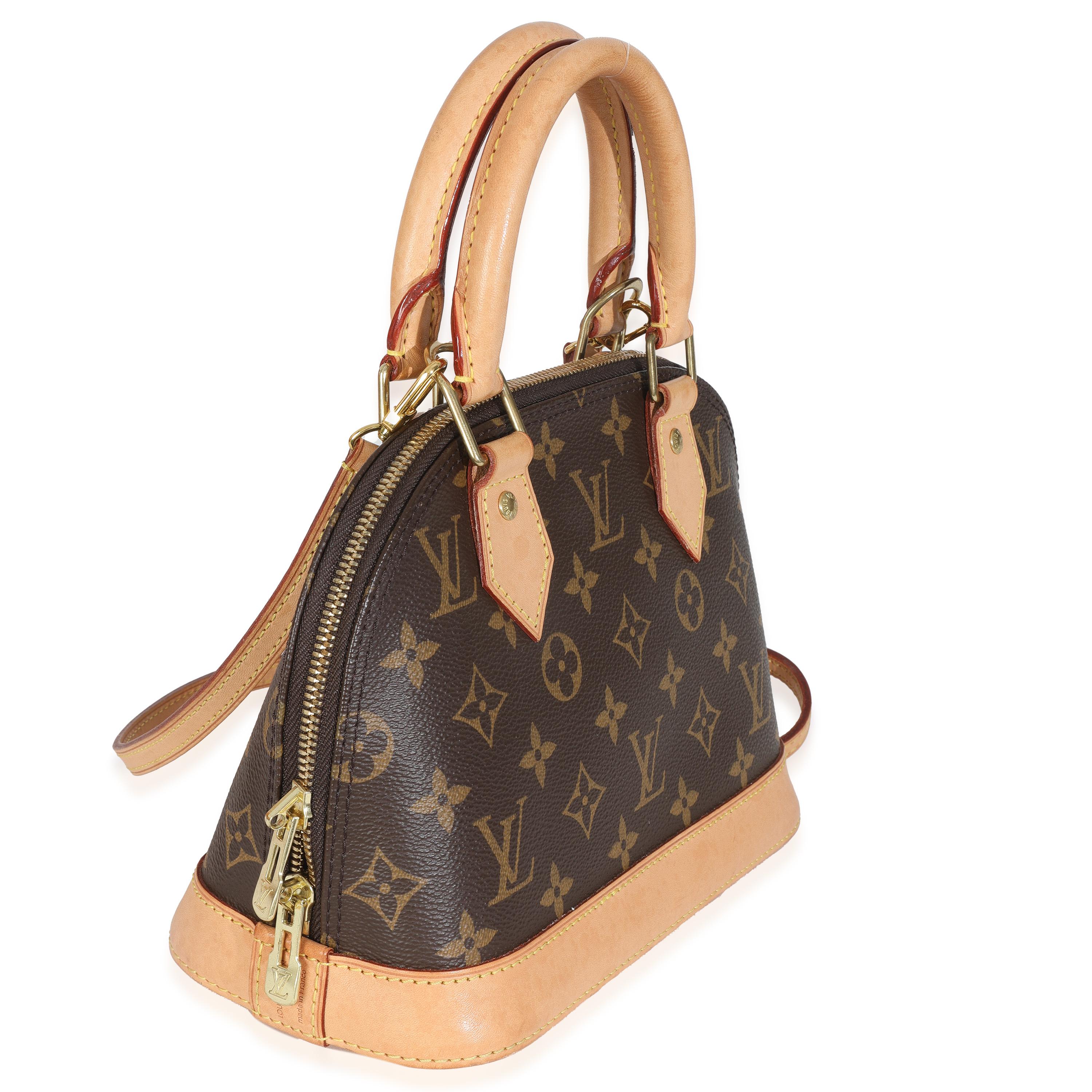 Titolo dell'elenco: Louis Vuitton Monogram Canvas Alma BB
SKU: 147701
MSRP: 1940.00 USD
Condizioni: Usato 
Descrizione delle condizioni: Introdotta nel 1992, la storia della borsa Alma di Louis Vuitton risale in realtà molto più indietro nel tempo.