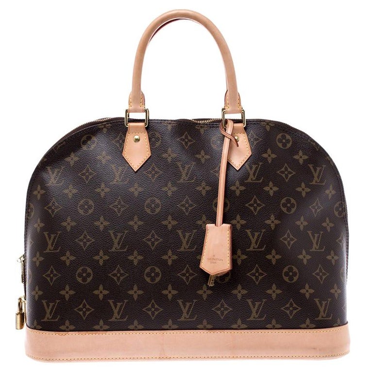 Louis Vuitton Monogram Canvas Alma GM Bag For Sale
