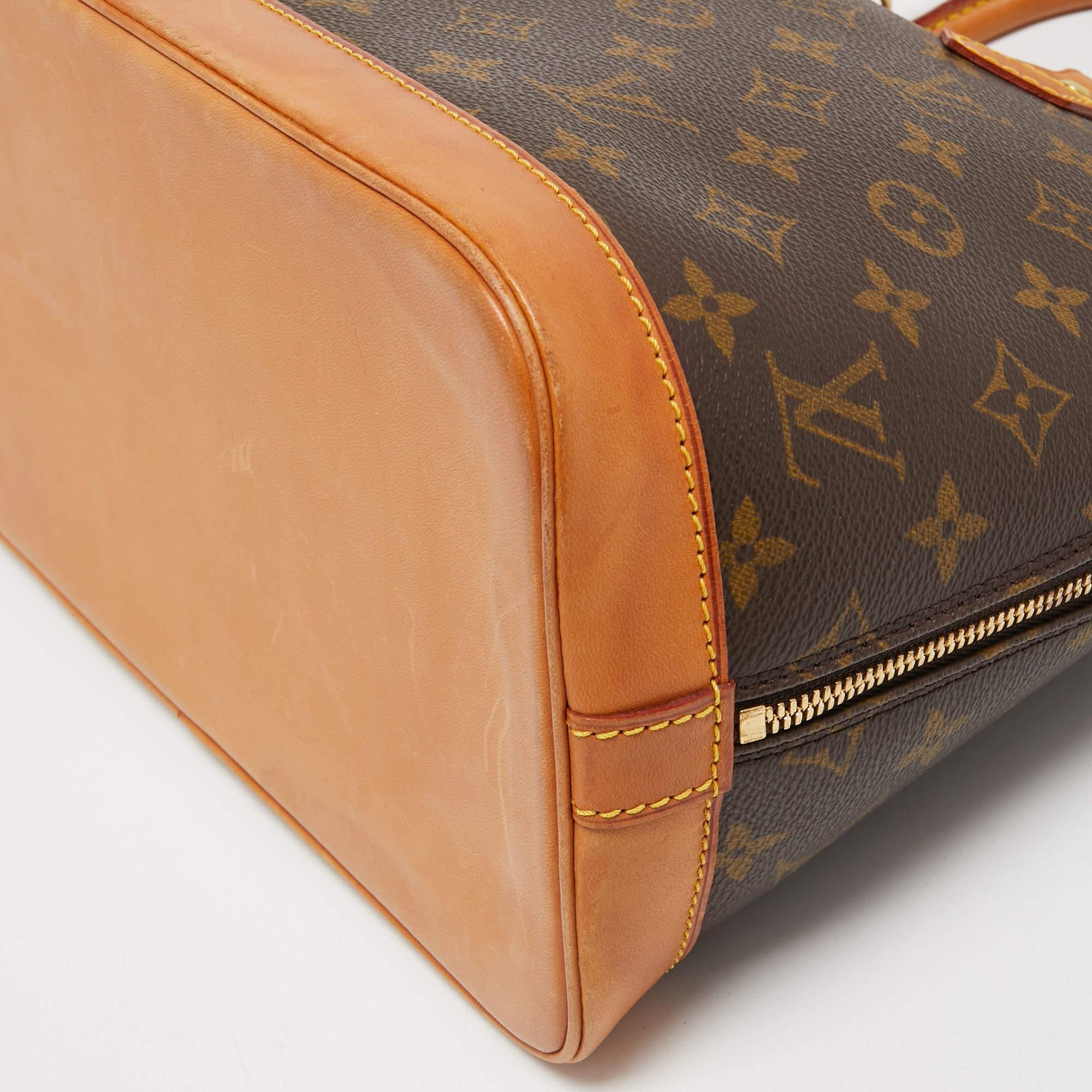 Louis Vuitton Monogram Canvas Alma MM Bag 6