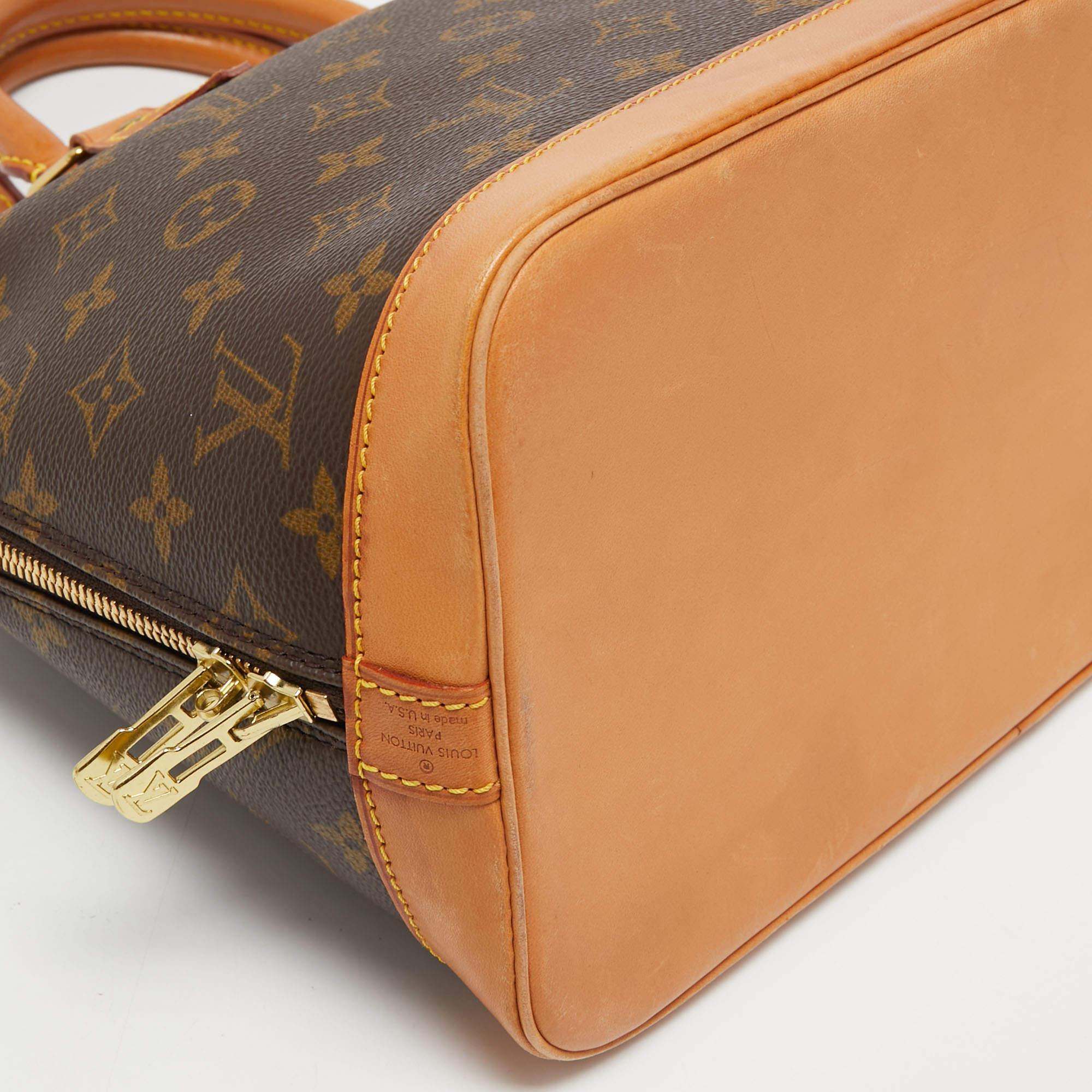 Louis Vuitton Monogram Canvas Alma MM Bag 7