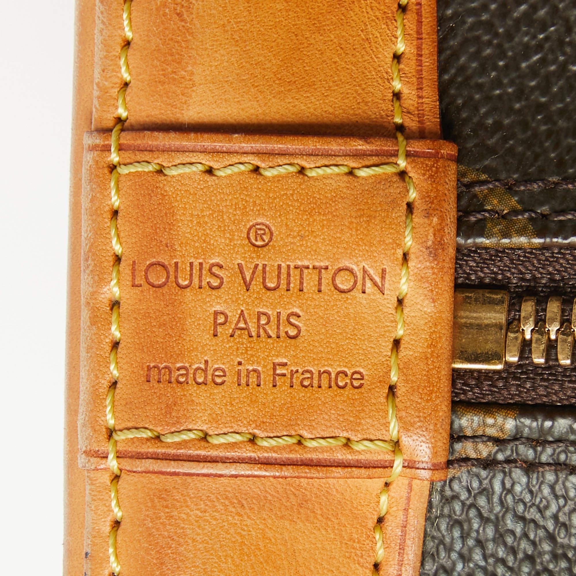 Louis Vuitton Monogram Canvas Alma MM Bag For Sale 7