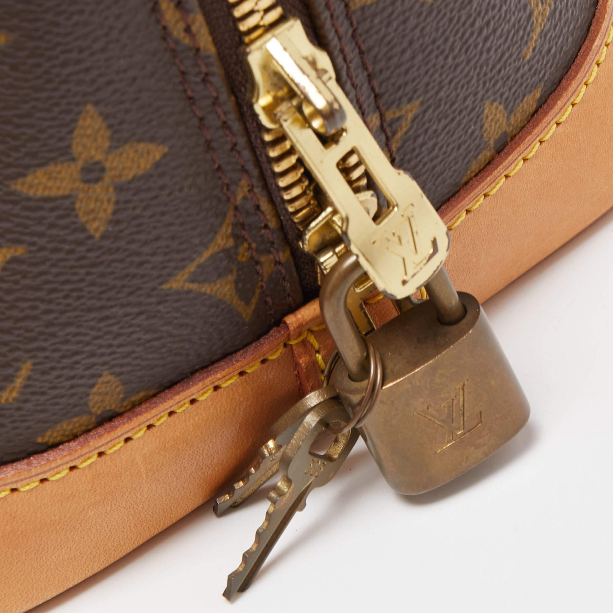 Louis Vuitton Monogram Canvas Alma MM Bag 10