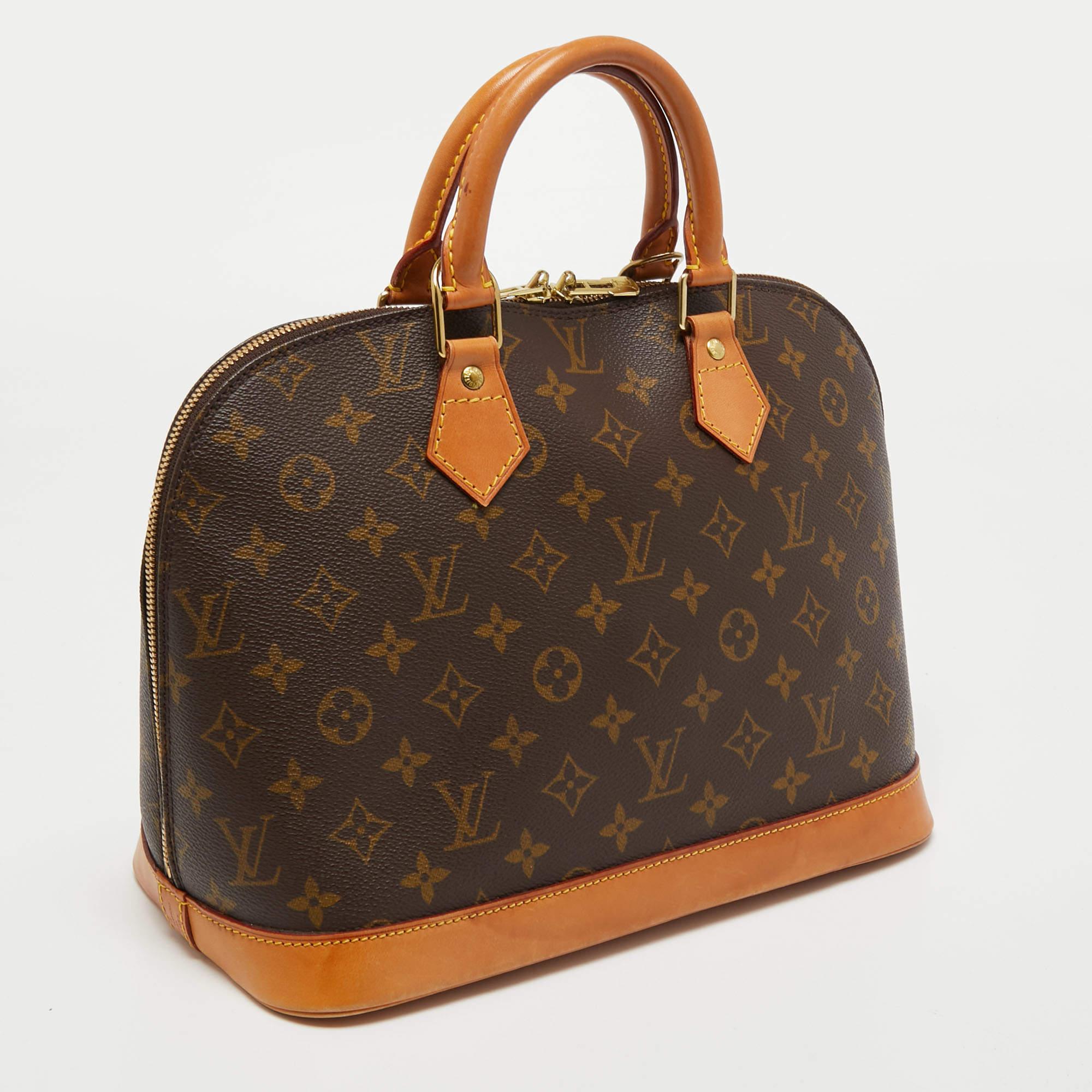 Women's Louis Vuitton Monogram Canvas Alma MM Bag