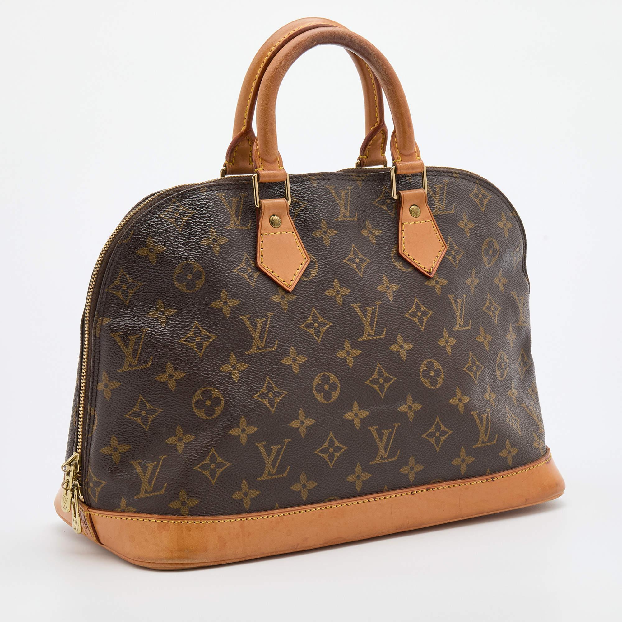 Women's Louis Vuitton Monogram Canvas Alma MM Bag