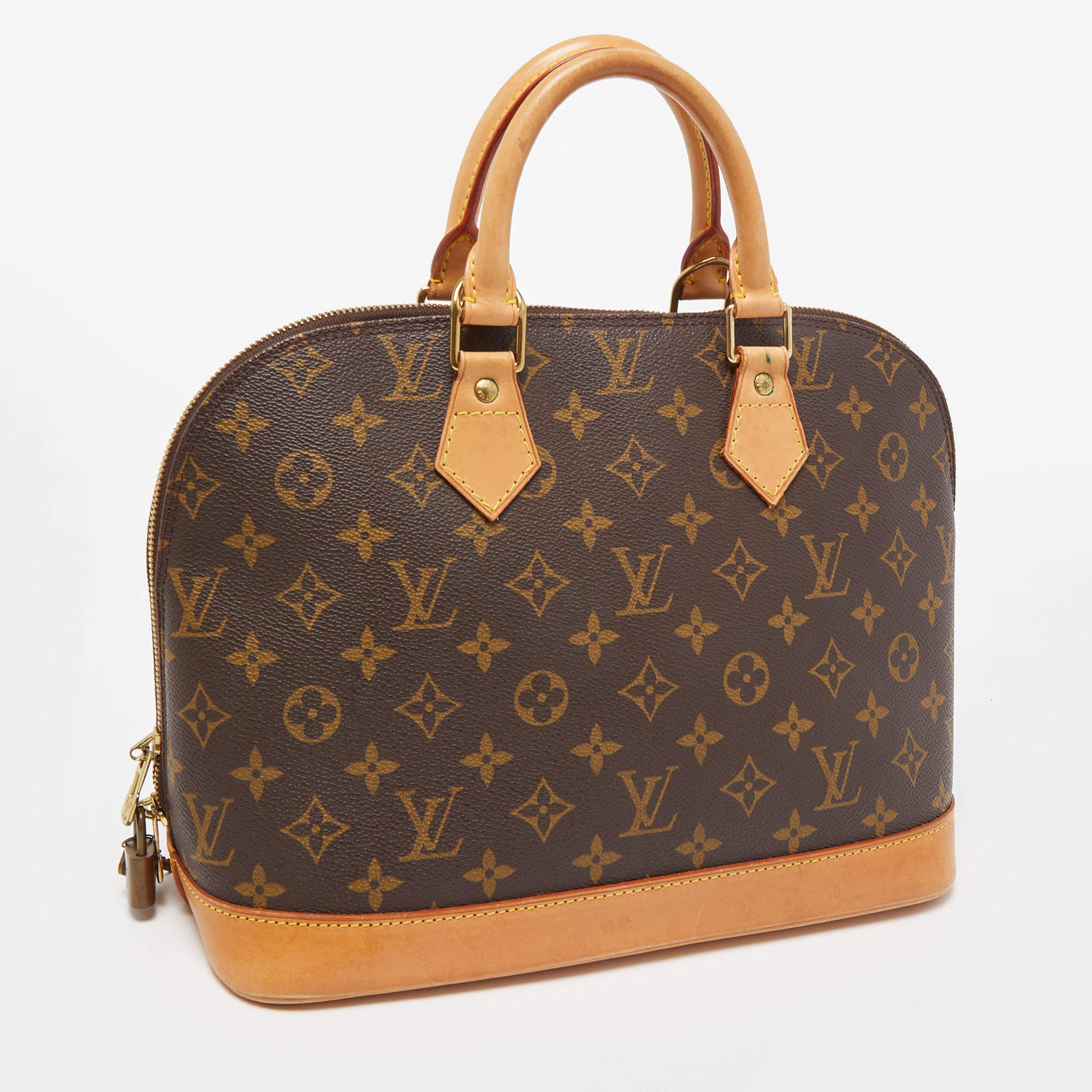 Women's Louis Vuitton Monogram Canvas Alma MM Bag