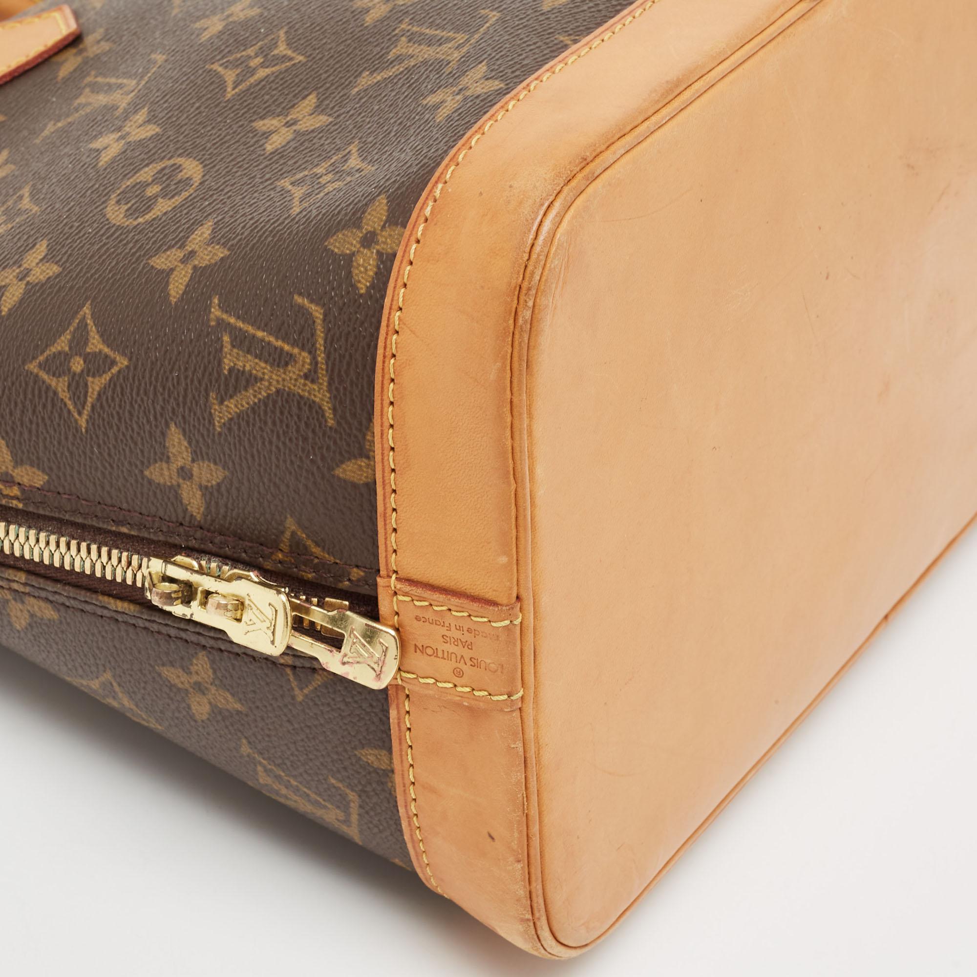 Louis Vuitton Monogram Canvas Alma MM Bag 1