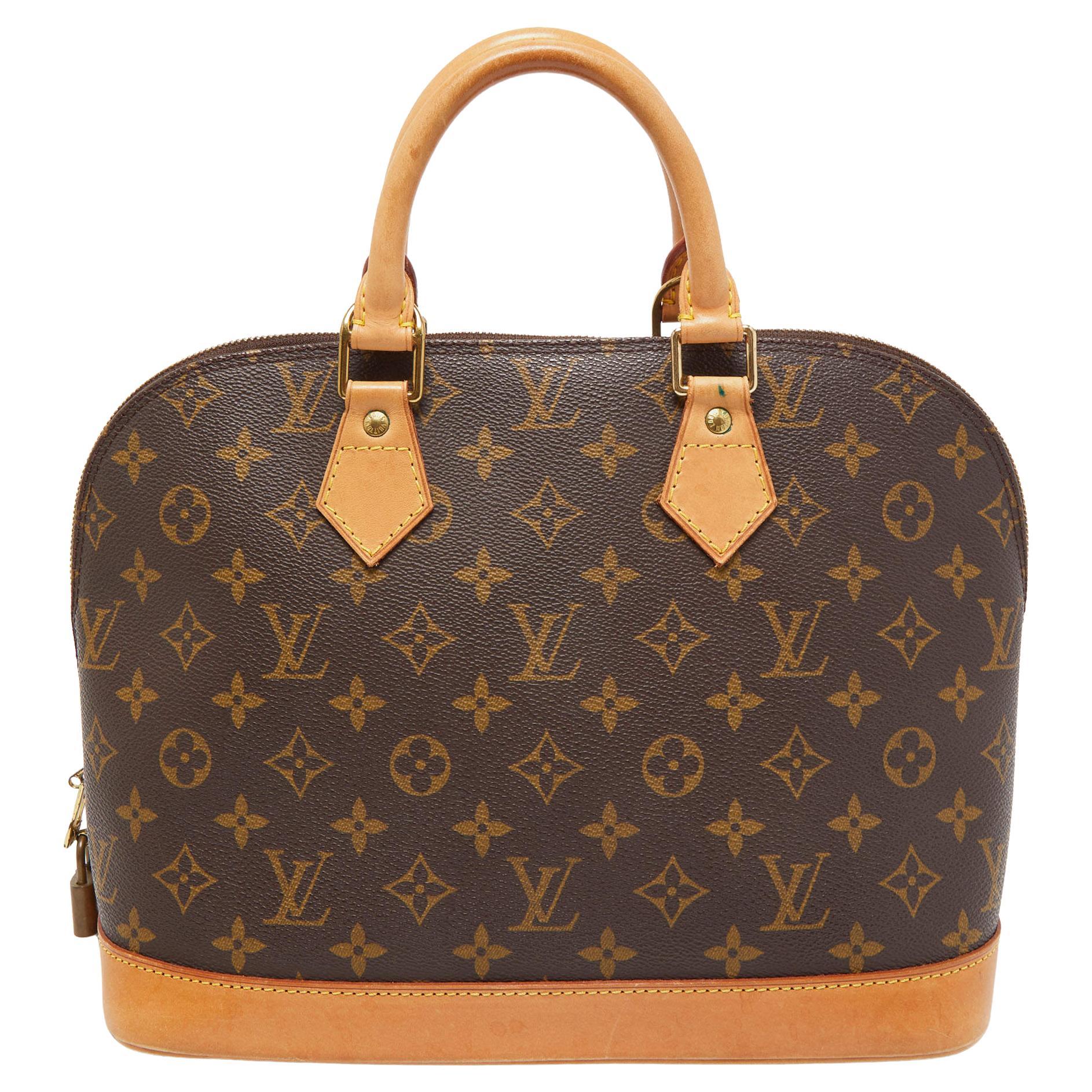 Louis Vuitton Monogram Canvas Alma MM Bag