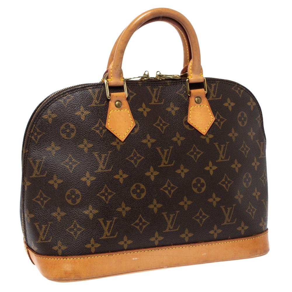 Louis Vuitton Monogram Canvas Alma PM Bag 3