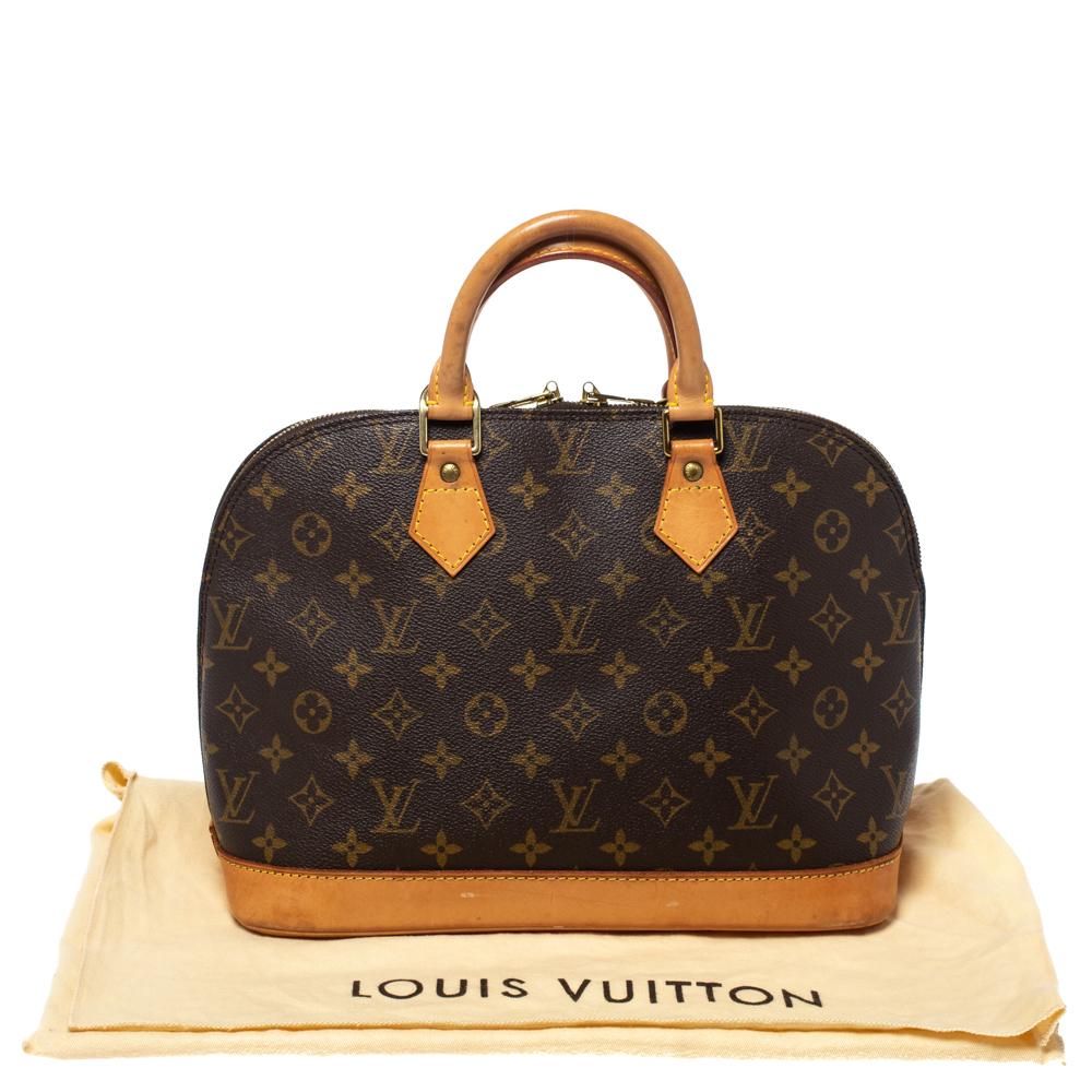 Louis Vuitton Monogram Canvas Alma PM Bag 4
