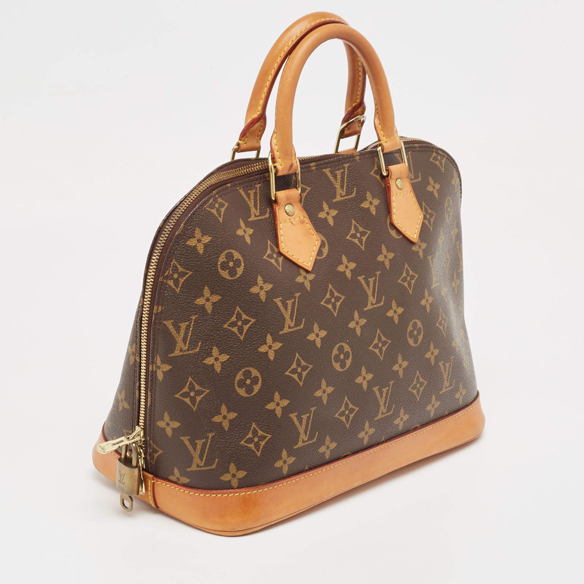Louis Vuitton Monogram Canvas Alma PM Bag For Sale 12