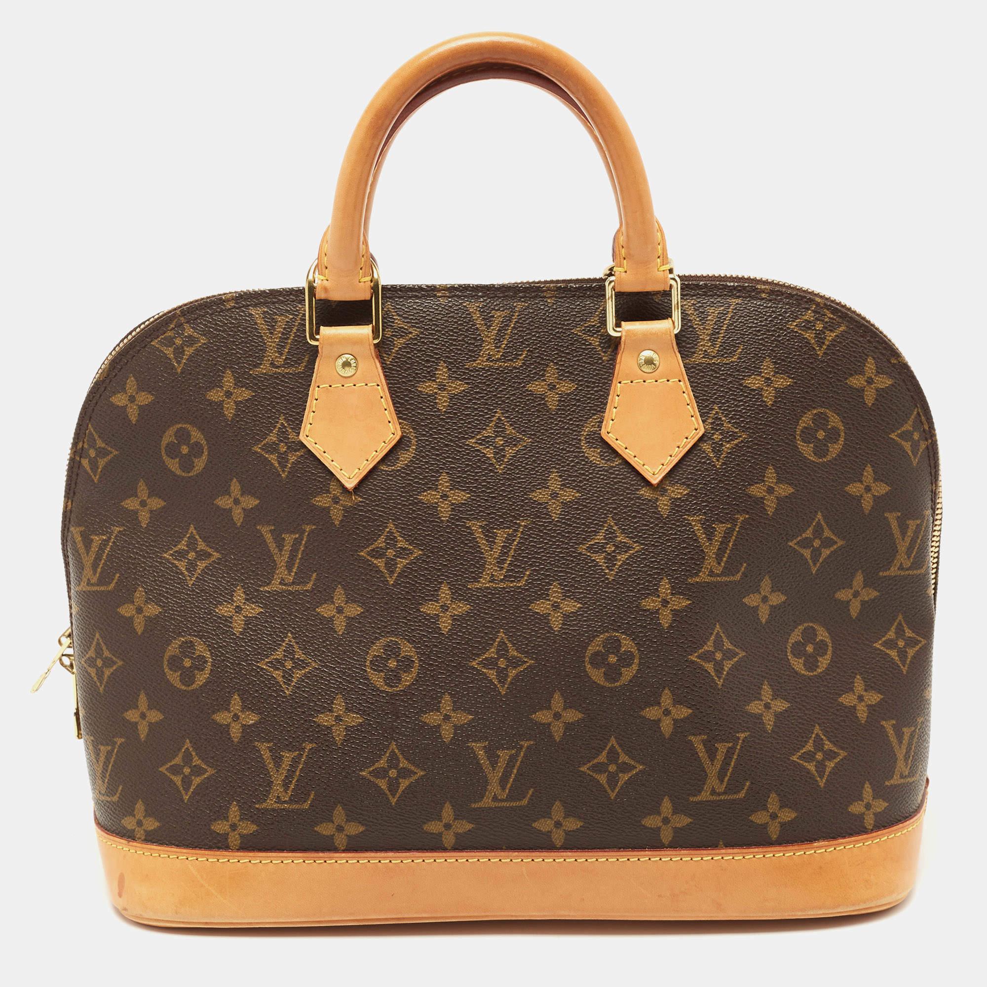 Introduced by Gaston-Louis Vuitton in 1934, the Louis Vuitton Alma is defined by elegant curves and notable features. From one of the most iconic collections of Louis Vuitton, this PM bag is imbued with exquisite craftsmanship and historic details.