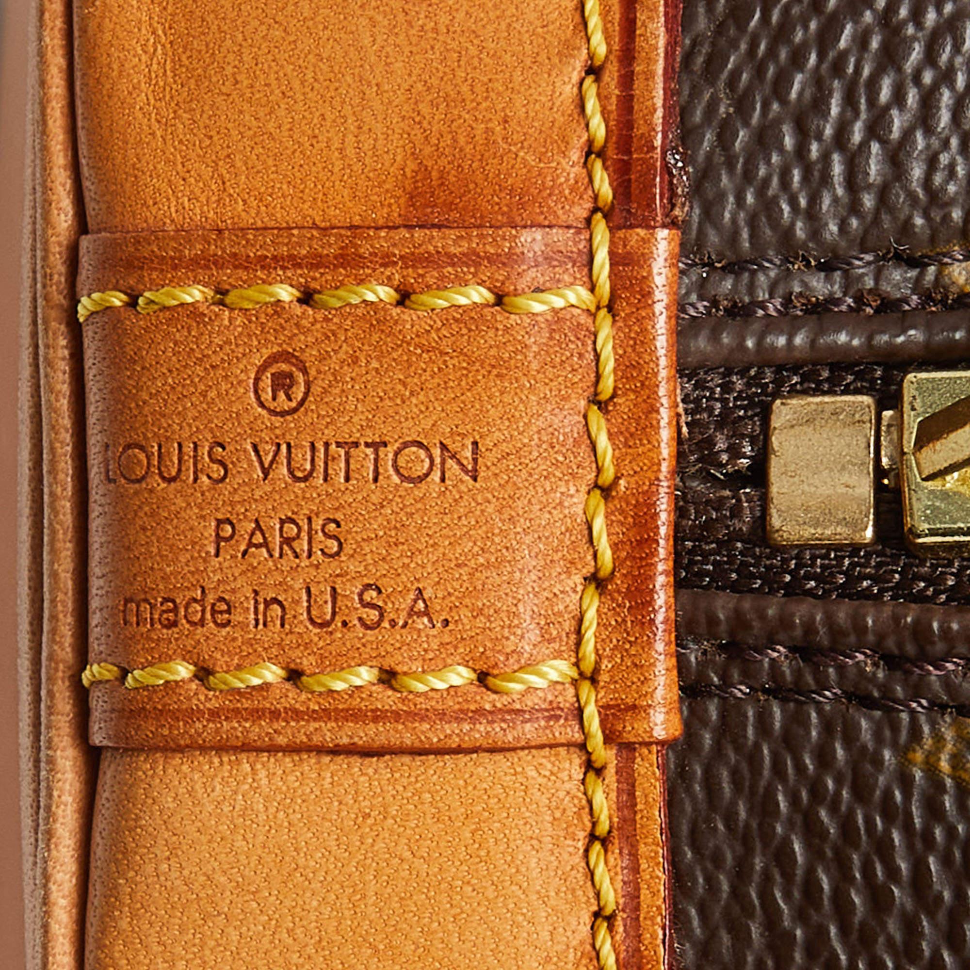Louis Vuitton - Sac Alma PM en toile avec monogramme en vente 2