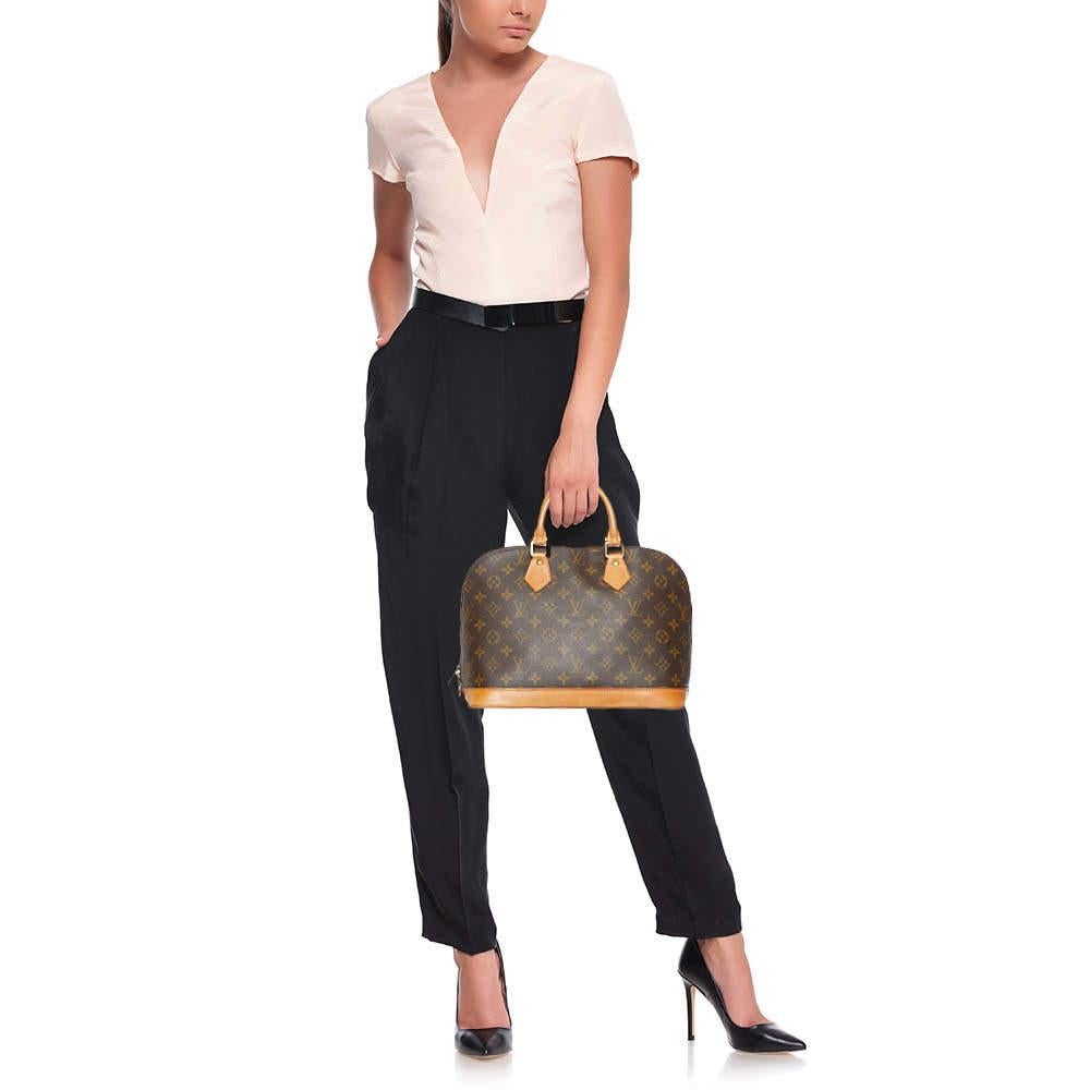 Louis Vuitton Monogram Canvas Alma PM Bag 4