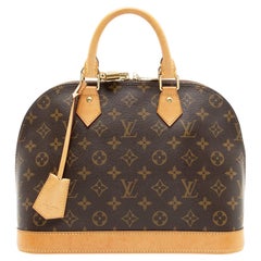 Louis Vuitton Monogram Canvas Alma PM Satchel