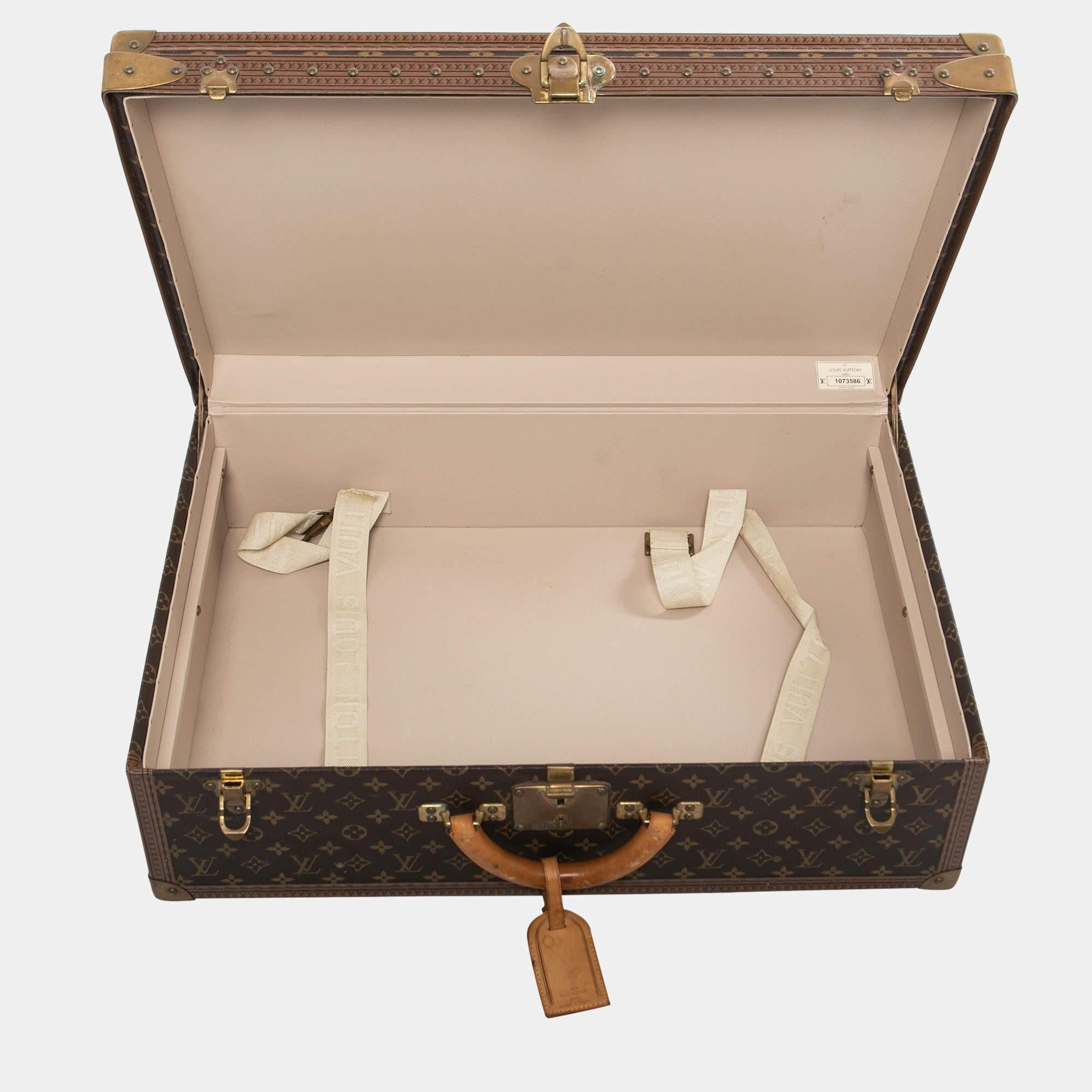 Louis Vuitton Monogram Canvas Alzer 65 Suitcase 14