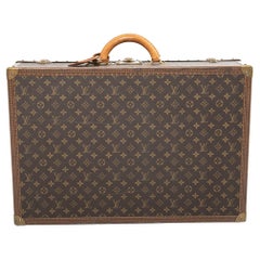 Louis Vuitton Alzer 65 M21227 Monogram Trunk Hard Case Handbag Luggage Bag  Brown