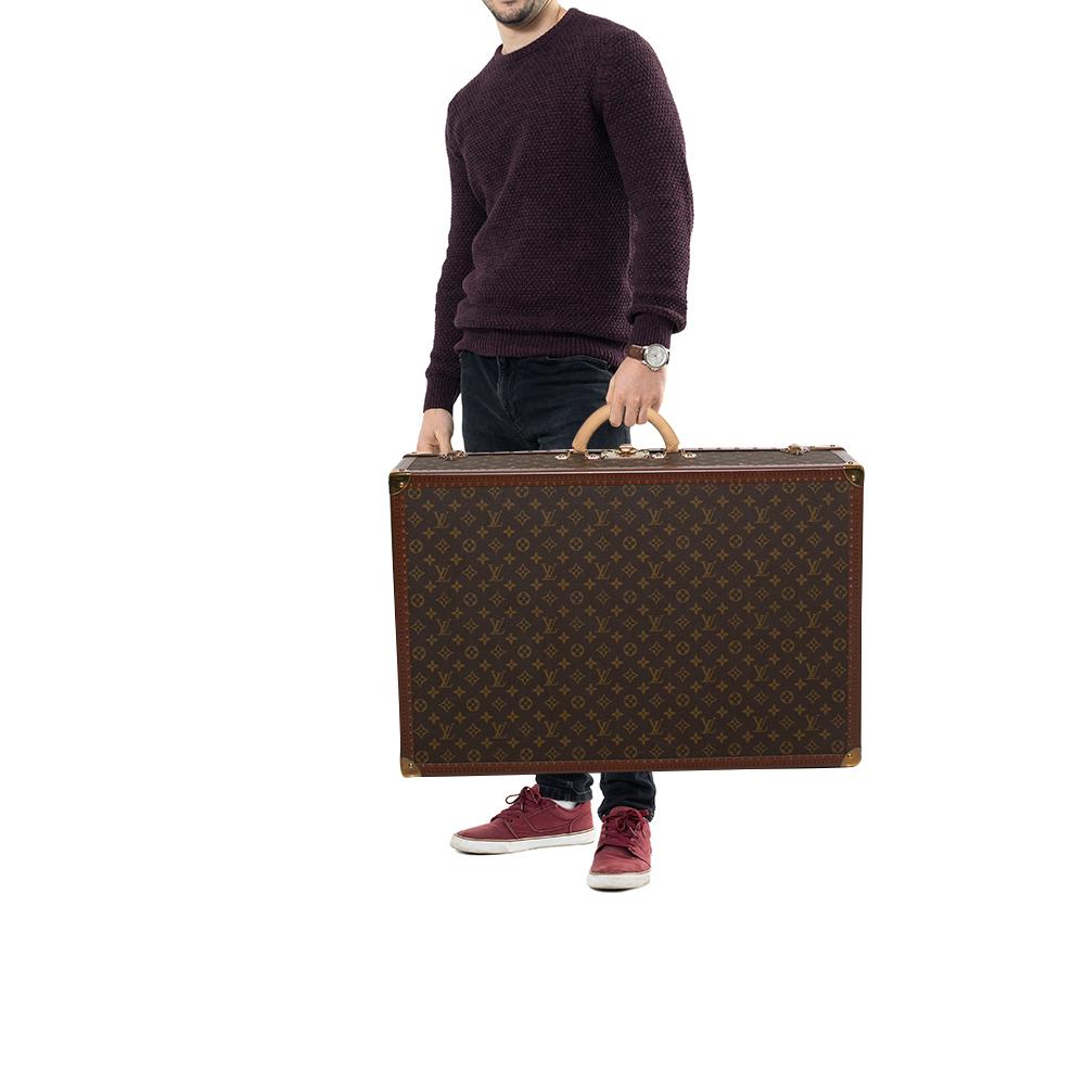 Louis Vuitton Monogram Canvas Alzer 70 Suitcase In Good Condition In Dubai, Al Qouz 2