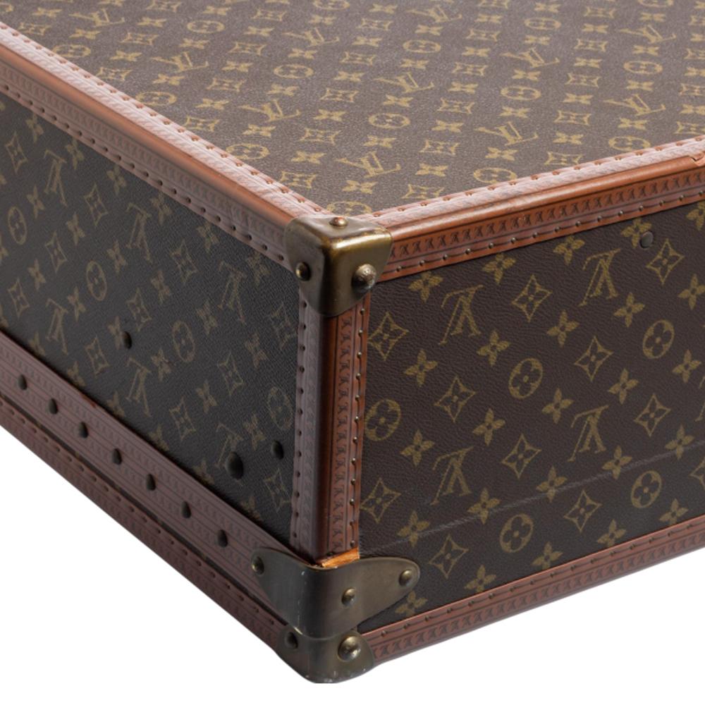 Louis Vuitton Monogram Canvas Alzer 70 Trunk Suitcase 3