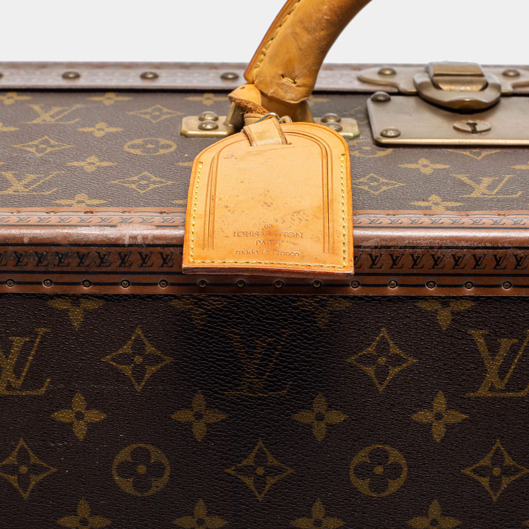 Louis Vuitton Monogram Canvas Alzer 75 Suitcase 7