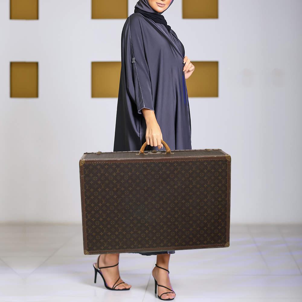 Louis Vuitton Monogram Canvas Alzer 80 Suitcase In Fair Condition In Dubai, Al Qouz 2