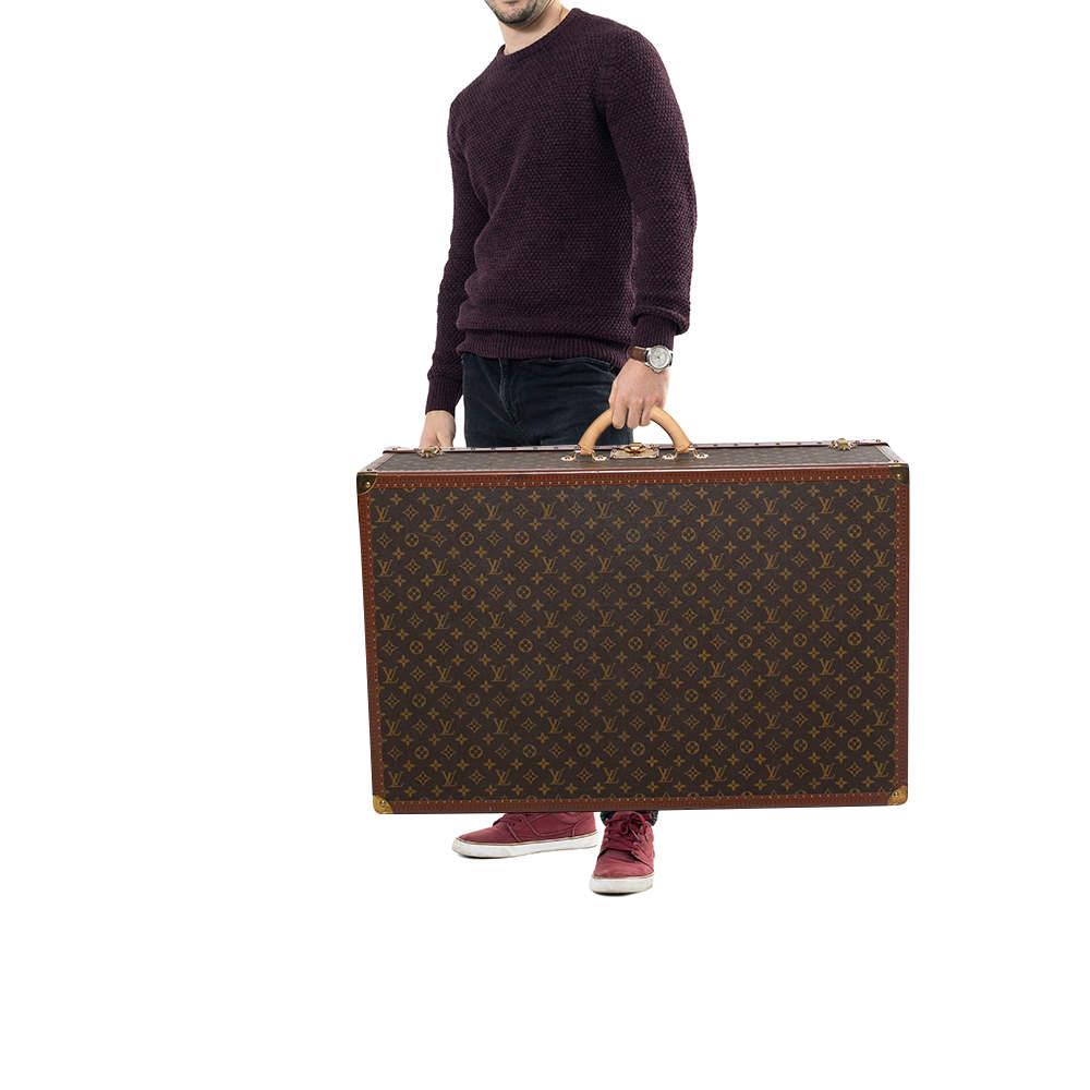 Louis Vuitton Monogram Canvas Alzer 80 Suitcase In Good Condition In Dubai, Al Qouz 2