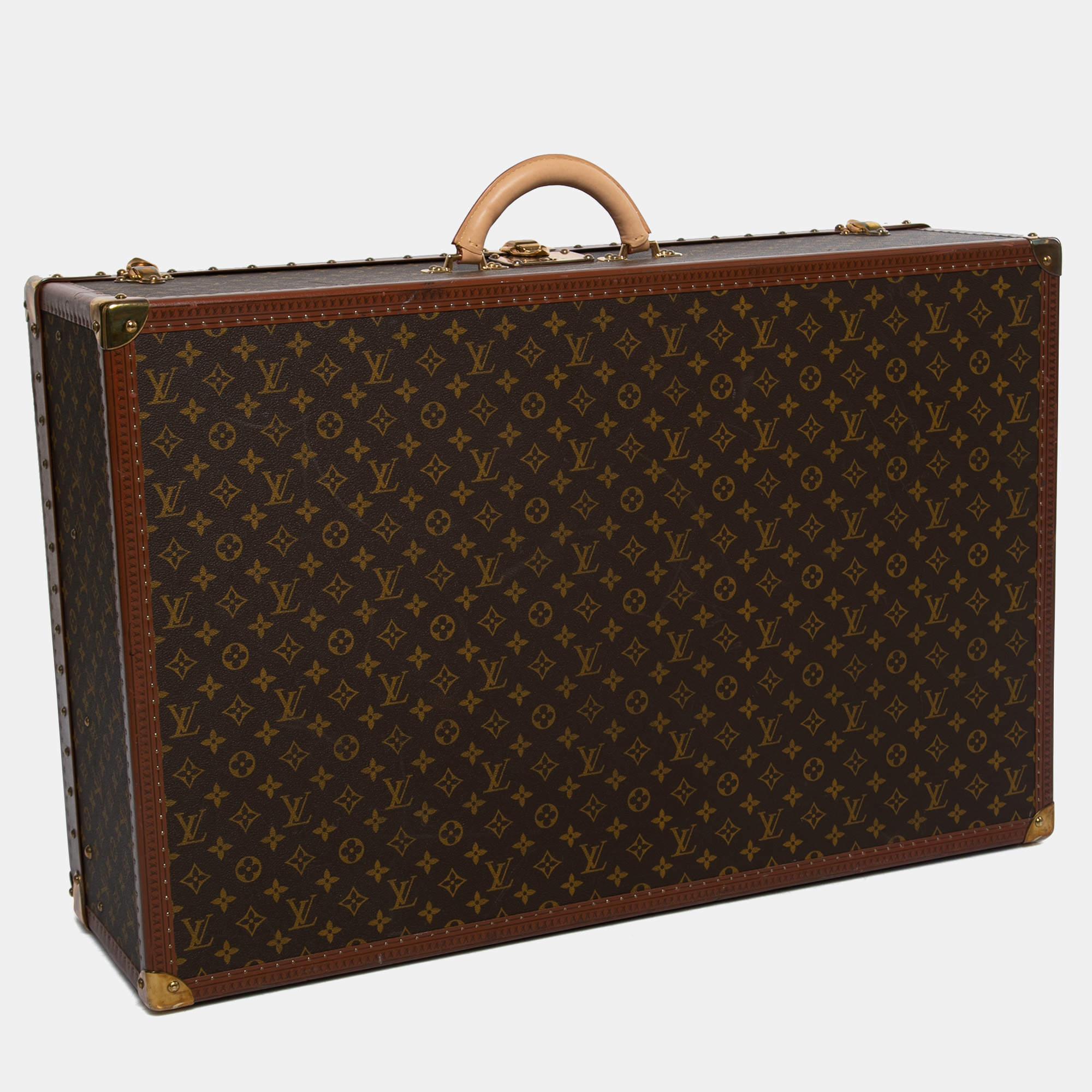 Men's Louis Vuitton Monogram Canvas Alzer 80 Suitcase