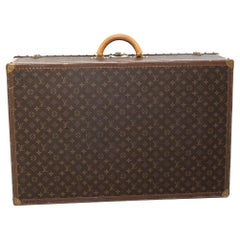 Valise Louis Vuitton Alzer 80 en toile avec monogramme