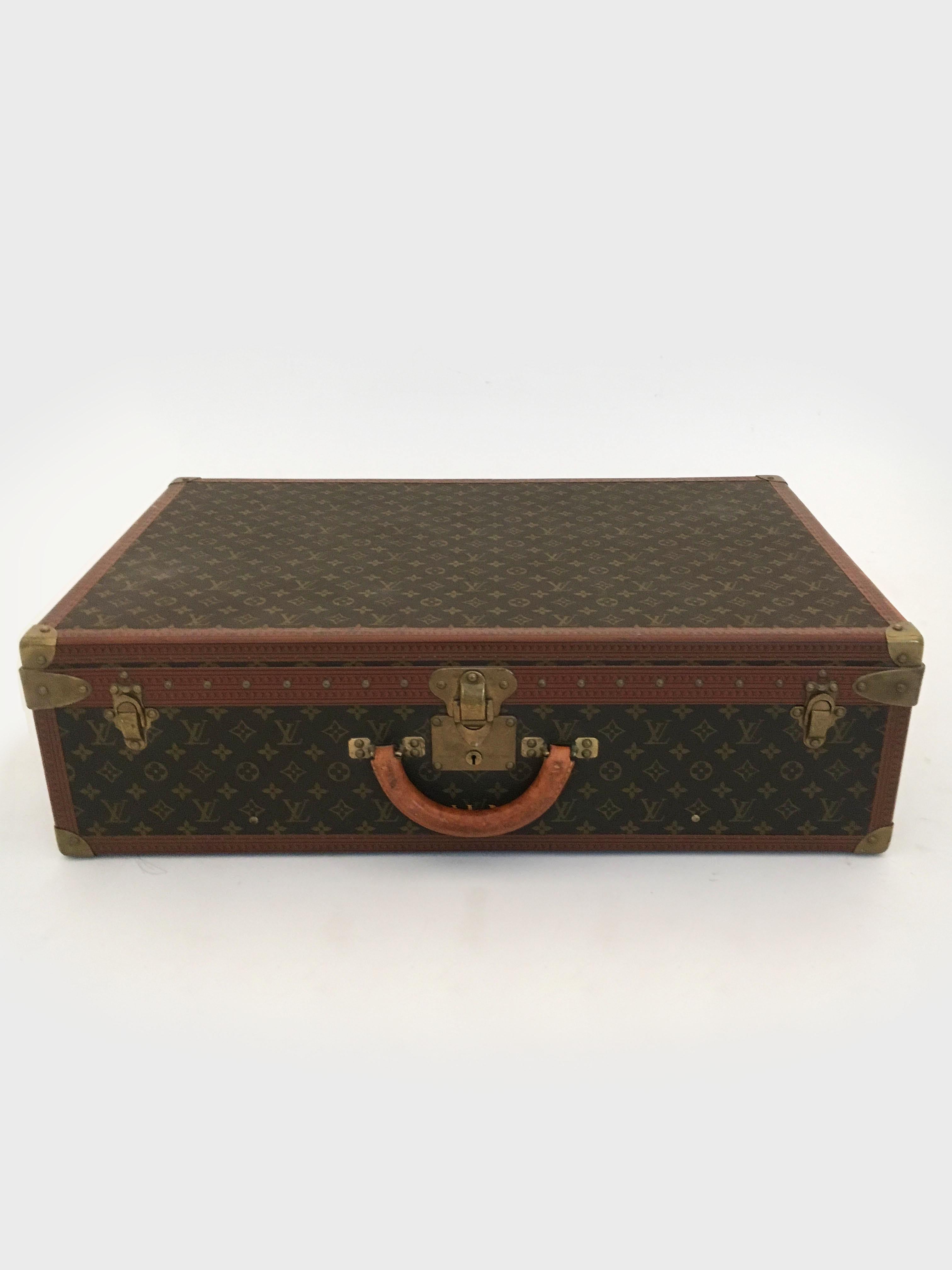 Louis Vuitton Monogram Canvas Alzer Suitcase Trunk Collection 