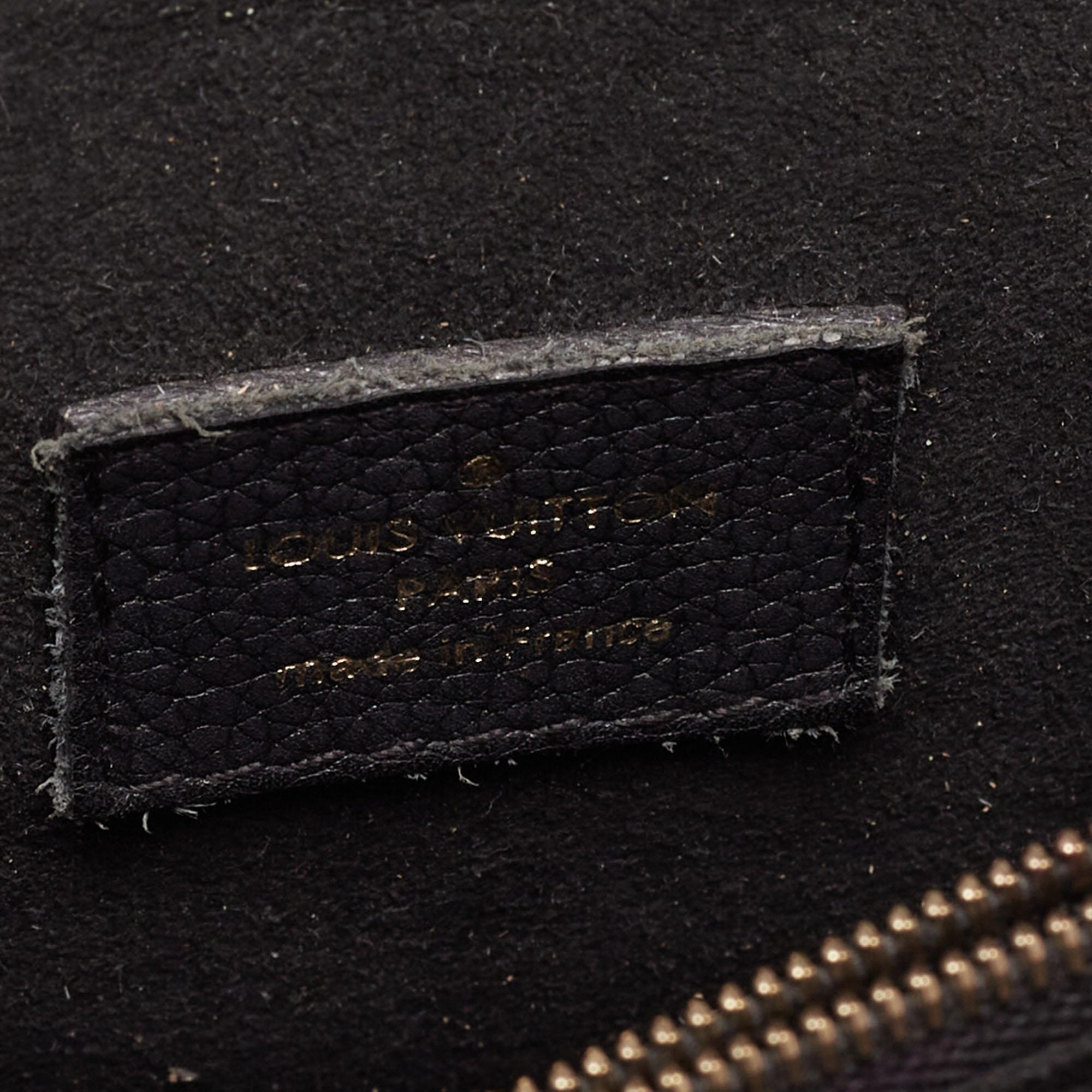 Louis Vuitton Monogram Canvas and Black Leather Victoire Bag 2