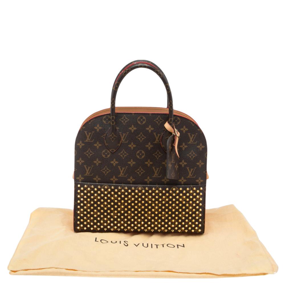 Louis Vuitton Monogram Canvas and Calfhair Iconoclasts Christian Louboutin Bag 4