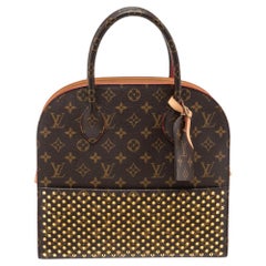 Louis Vuitton Monogram Canvas and Calfhair Iconoclasts Christian Louboutin Bag