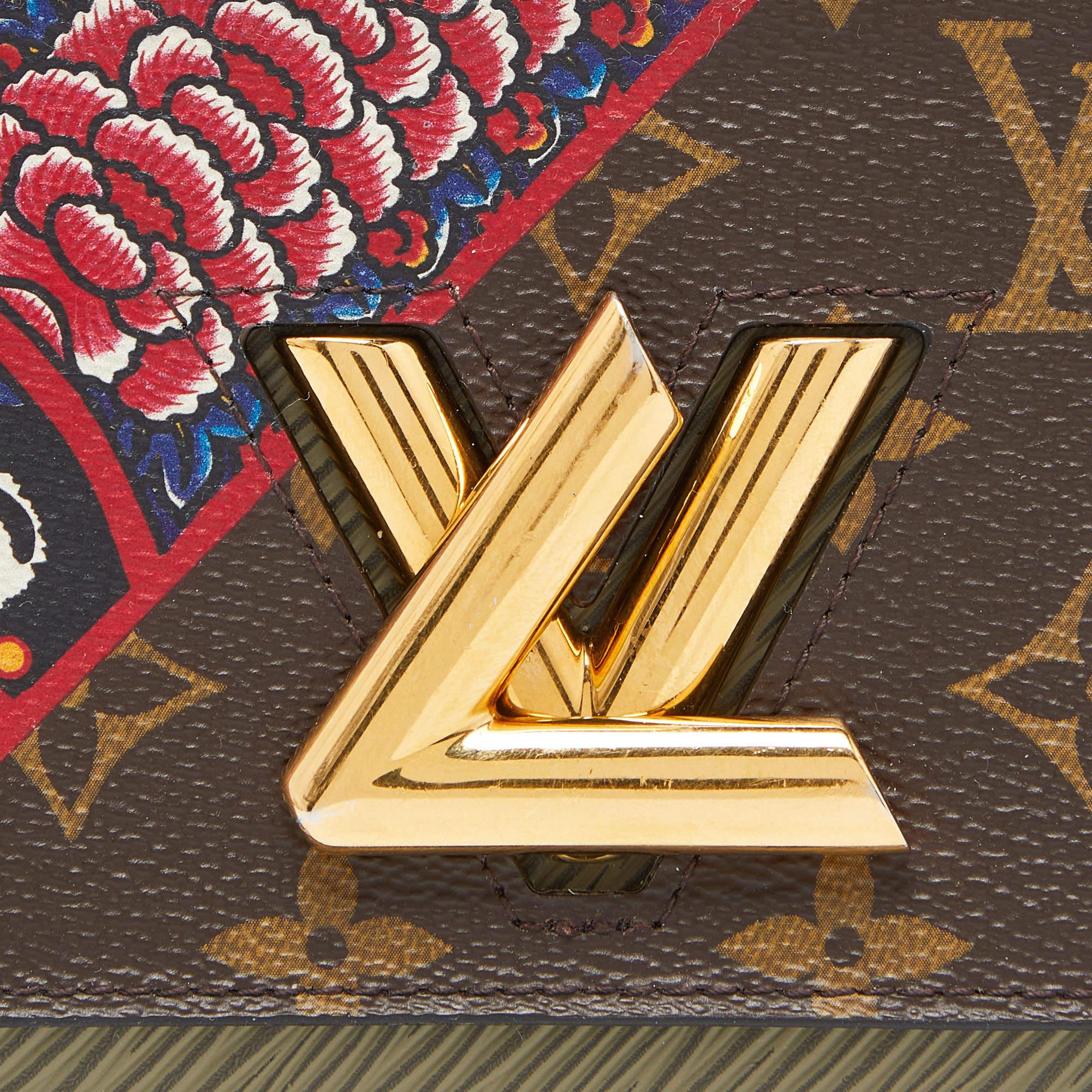 Louis Vuitton Monogram Canvas and Epi Leather Kabuki Twist Wallet For Sale 6