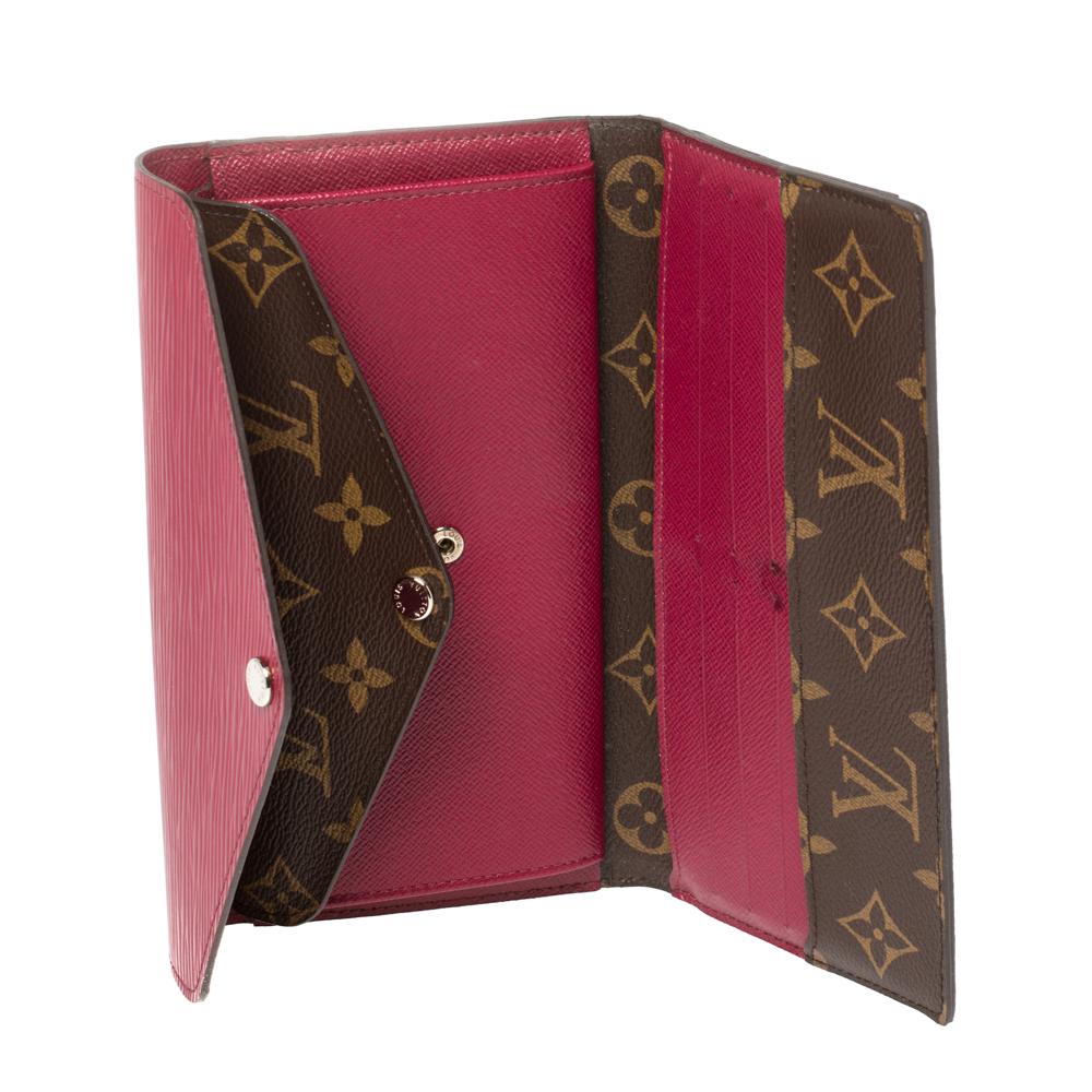 Louis Vuitton Monogram Canvas and Epi Leather Marie-Lou Wallet In Good Condition In Dubai, Al Qouz 2