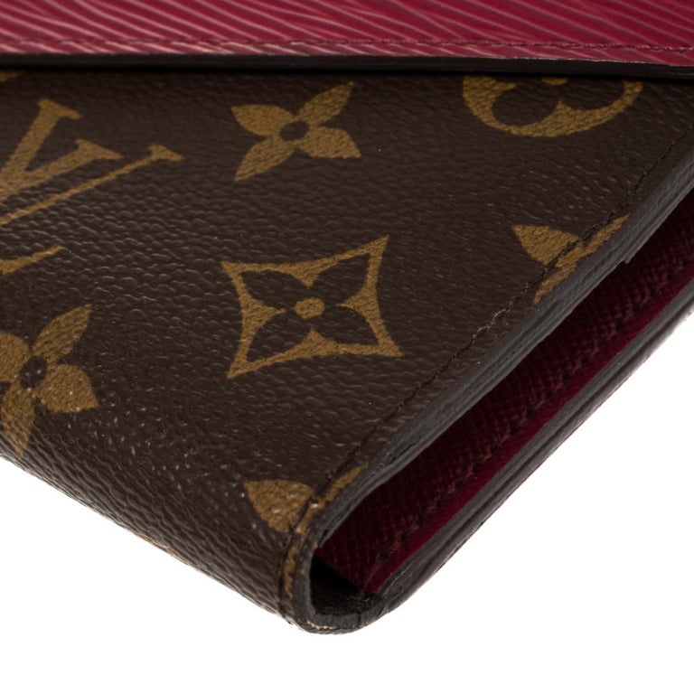 Louis Vuitton Marie-Lou Wallet Monogram Canvas and Epi Leather Long at  1stDibs