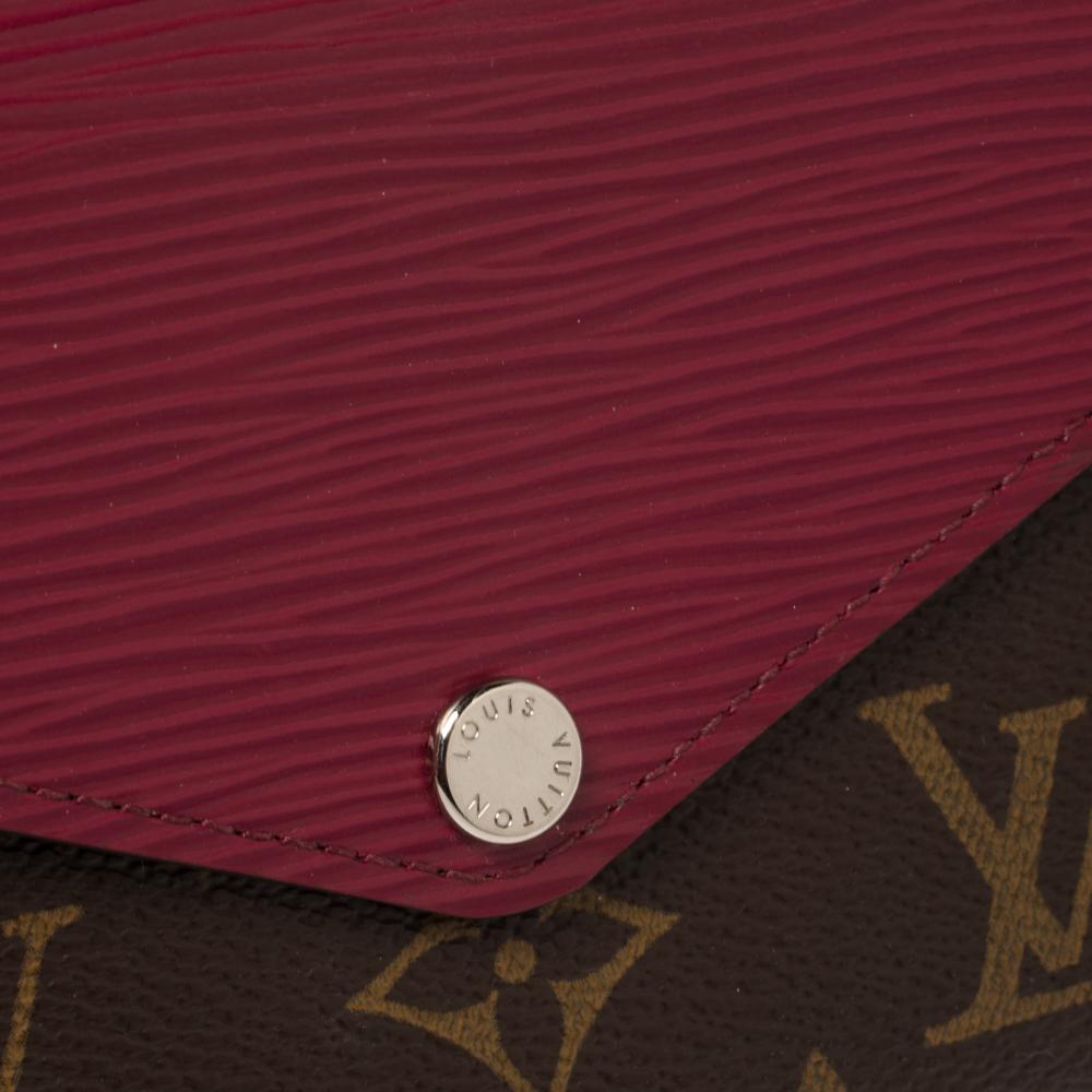 Louis Vuitton Monogram Canvas and Epi Leather Marie-Lou Wallet In Good Condition In Dubai, Al Qouz 2