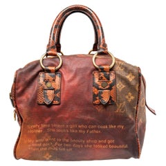 Louis Vuitton Monogram Canvas and Karung Trim Limited Edition Mancrazy Jokes Bag