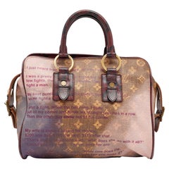 Louis Vuitton Monogram Canvas And Karung Trim Richard Prince Graduate Jokes Bag